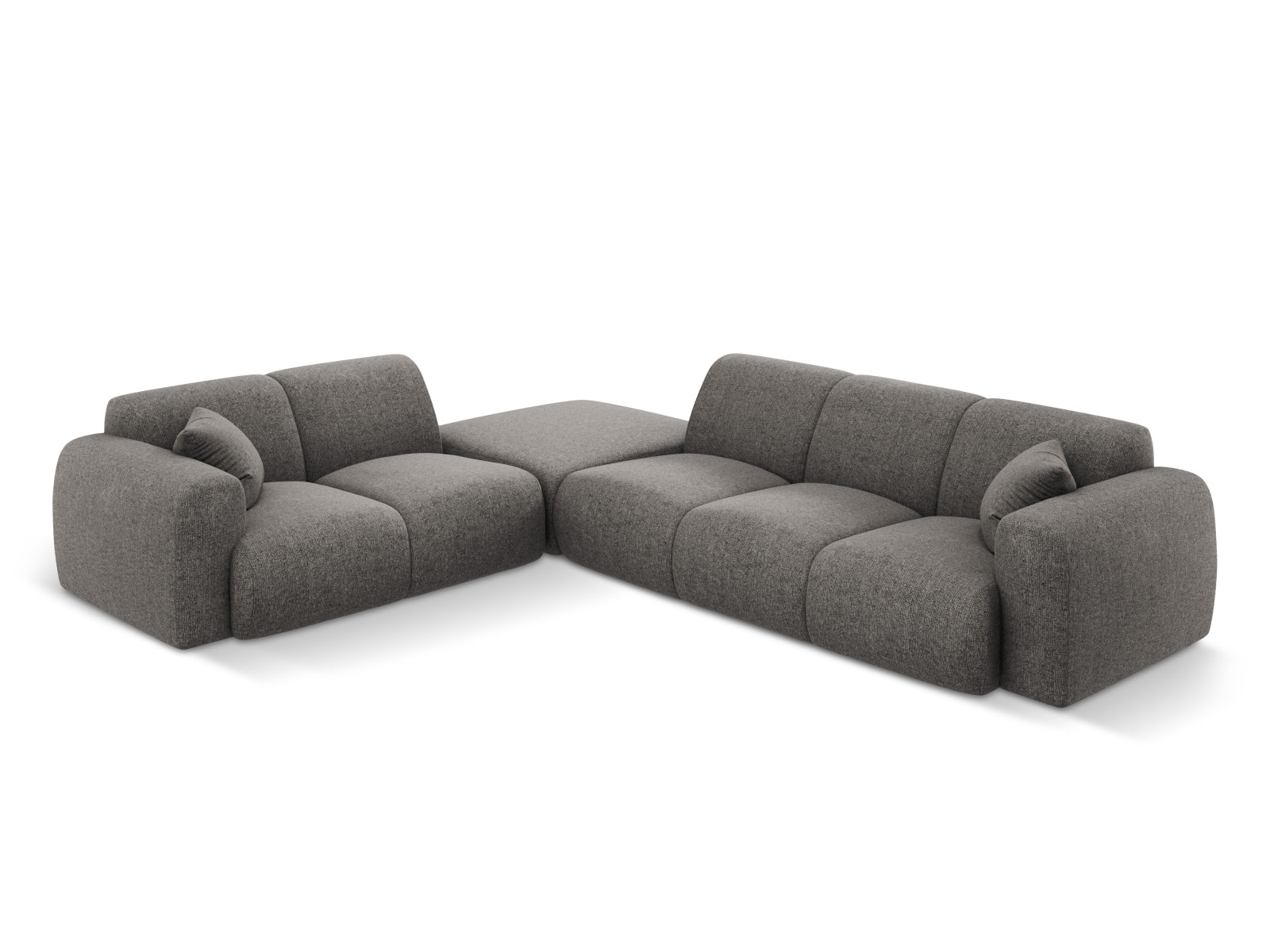 Nolio Ecksofa links 4 Sitzer 250cm in Grey präsentiert im Onlineshop von KAQTU Design AG. Ecksofa links ist von Cosmopolitan Design