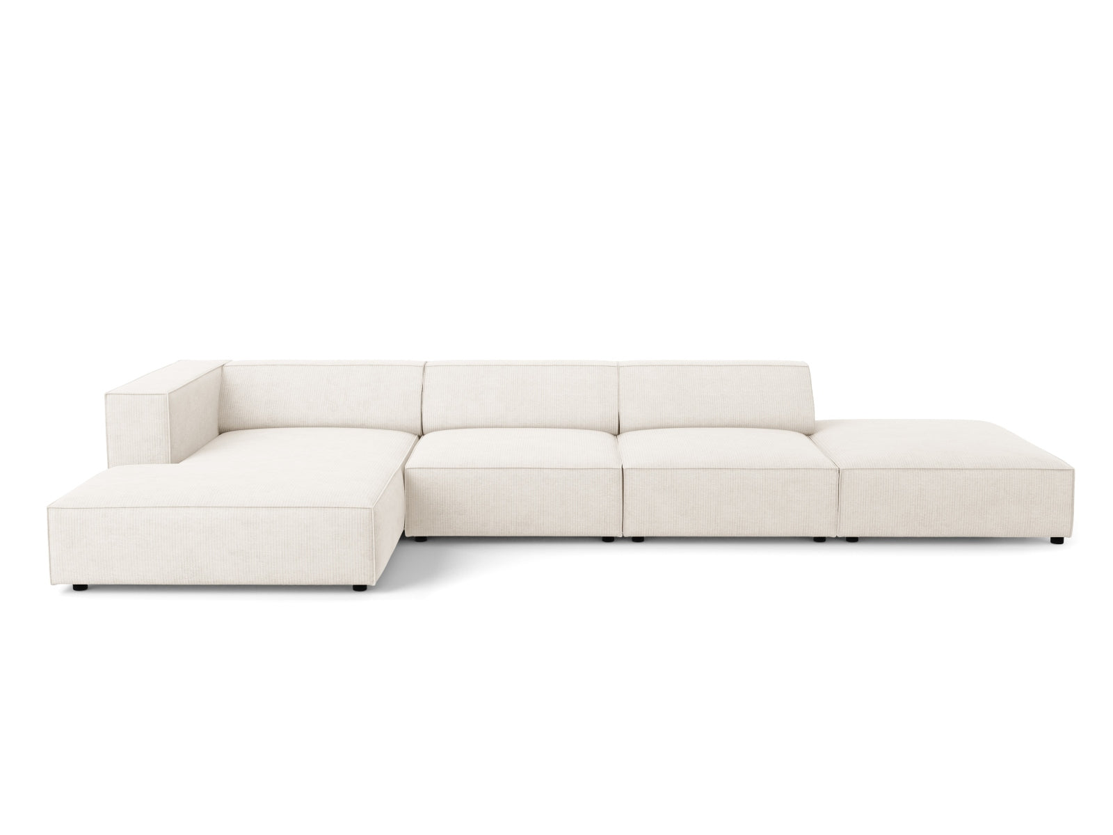 Arendal Ecksofa links 5 Sitzer in Ivory präsentiert im Onlineshop von KAQTU Design AG. Ecksofa links ist von Cosmopolitan Design