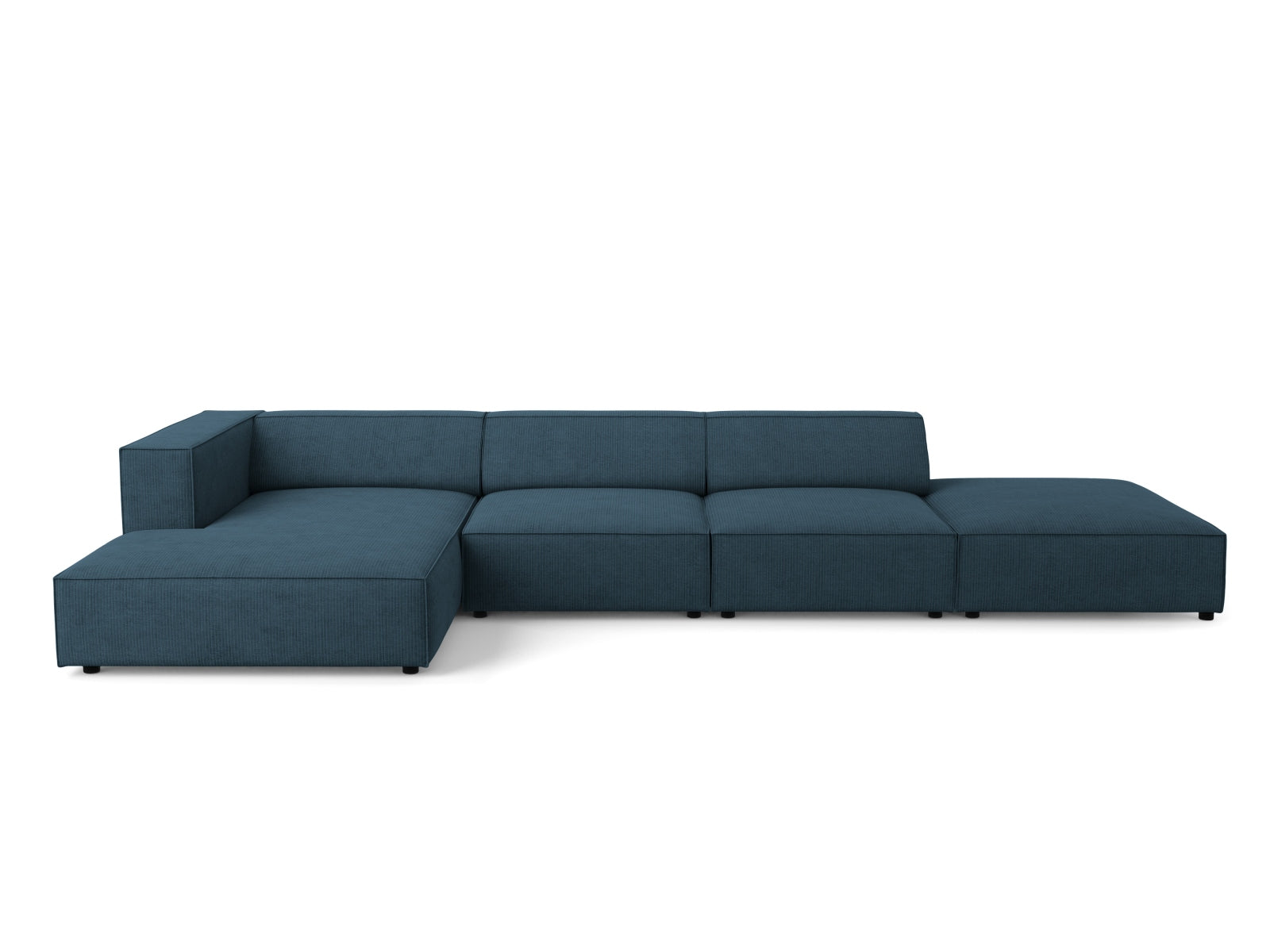 Arendal Ecksofa links 5 Sitzer in Navy Blue-Brave Me präsentiert im Onlineshop von KAQTU Design AG. Ecksofa links ist von Cosmopolitan Design