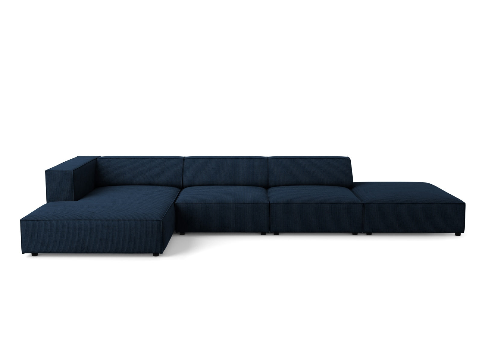 Arendal Ecksofa links 5 Sitzer in Royal Blue-Brave Me präsentiert im Onlineshop von KAQTU Design AG. Ecksofa links ist von Cosmopolitan Design