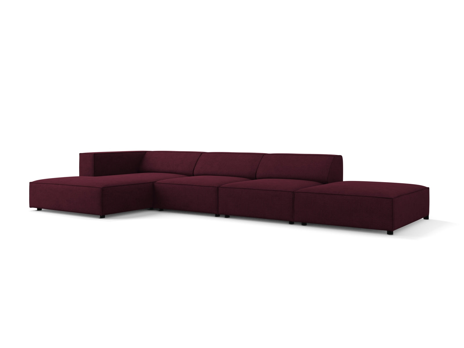 Elegantes Arendal Ecksofa links für 5 Personen in stilvollem Ruby-Brave Me, ideal für moderne Wohnräume.