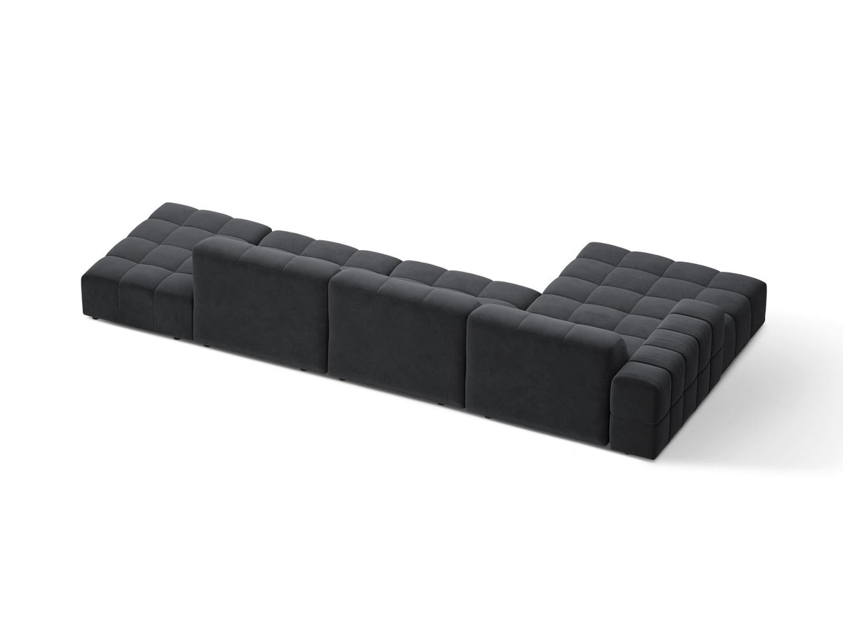 Chicago Velour Ecksofa links 5 Sitzer 166cm von Cosmopolitan Design – Ansicht 81