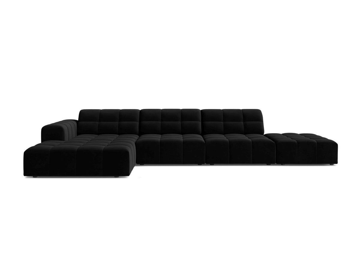 Chicago Velour Ecksofa links 5 Sitzer 166cm von Cosmopolitan Design – Ansicht 85