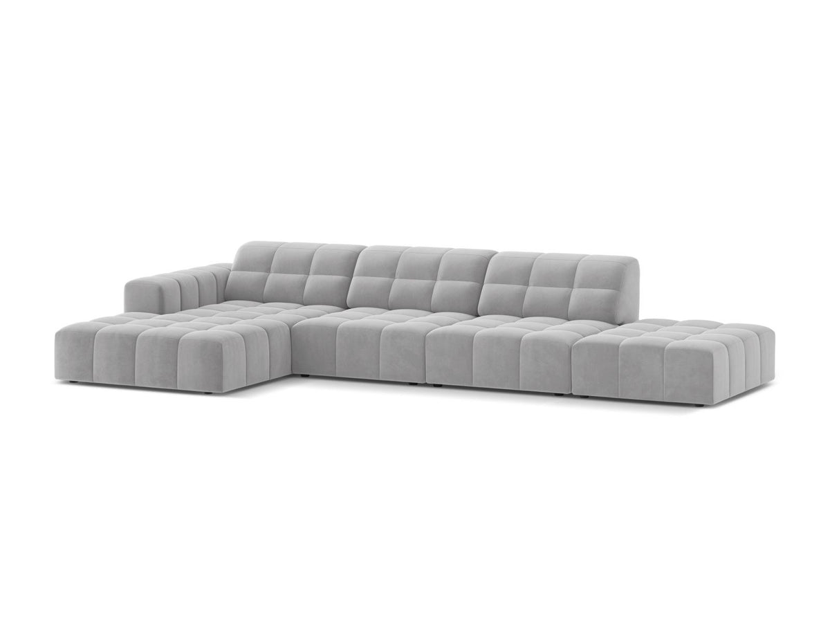Chicago Velour Ecksofa links 5 Sitzer 166cm von Cosmopolitan Design – Ansicht 92