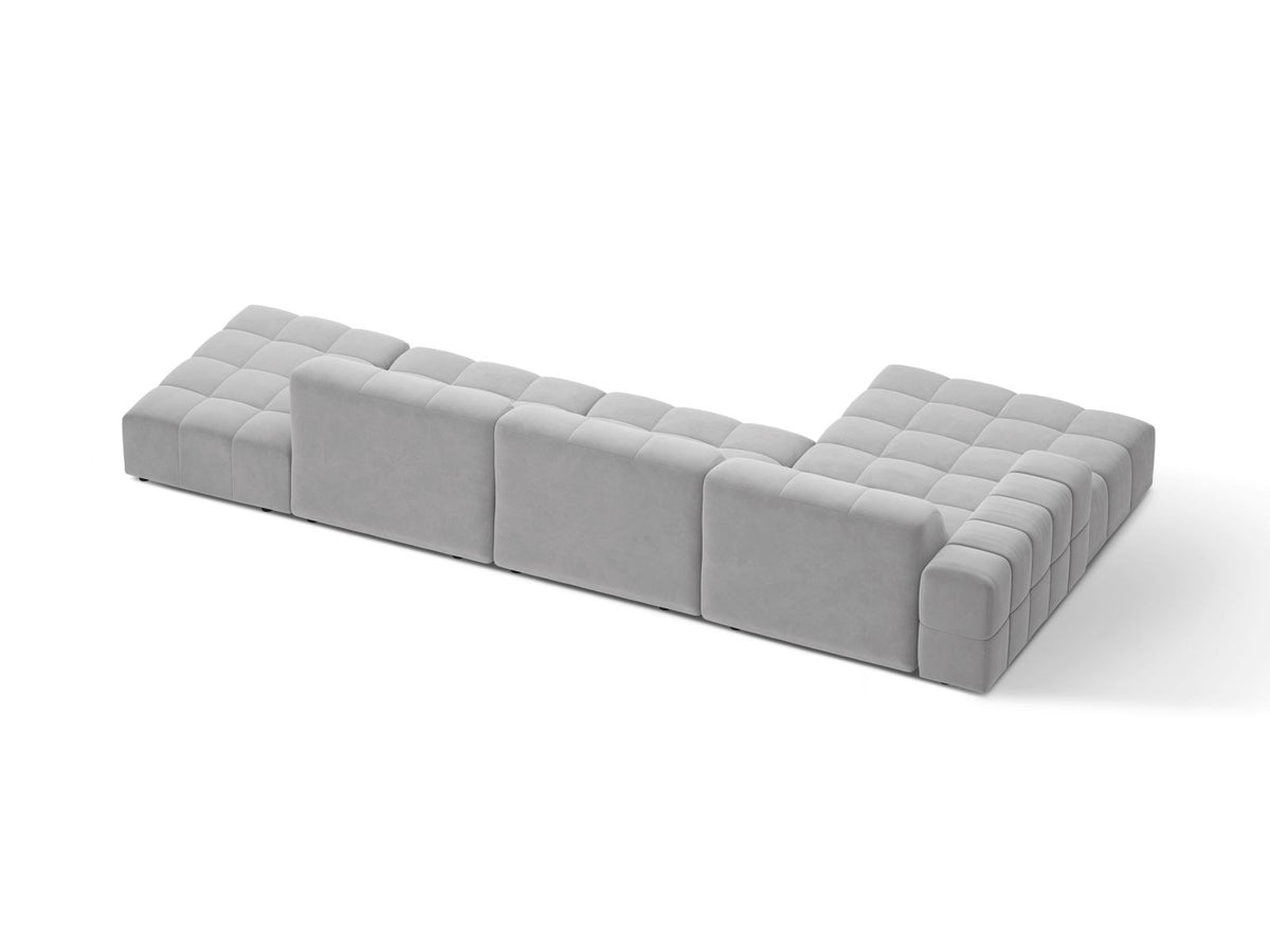Chicago Velour Ecksofa links 5 Sitzer 166cm von Cosmopolitan Design – Ansicht 93