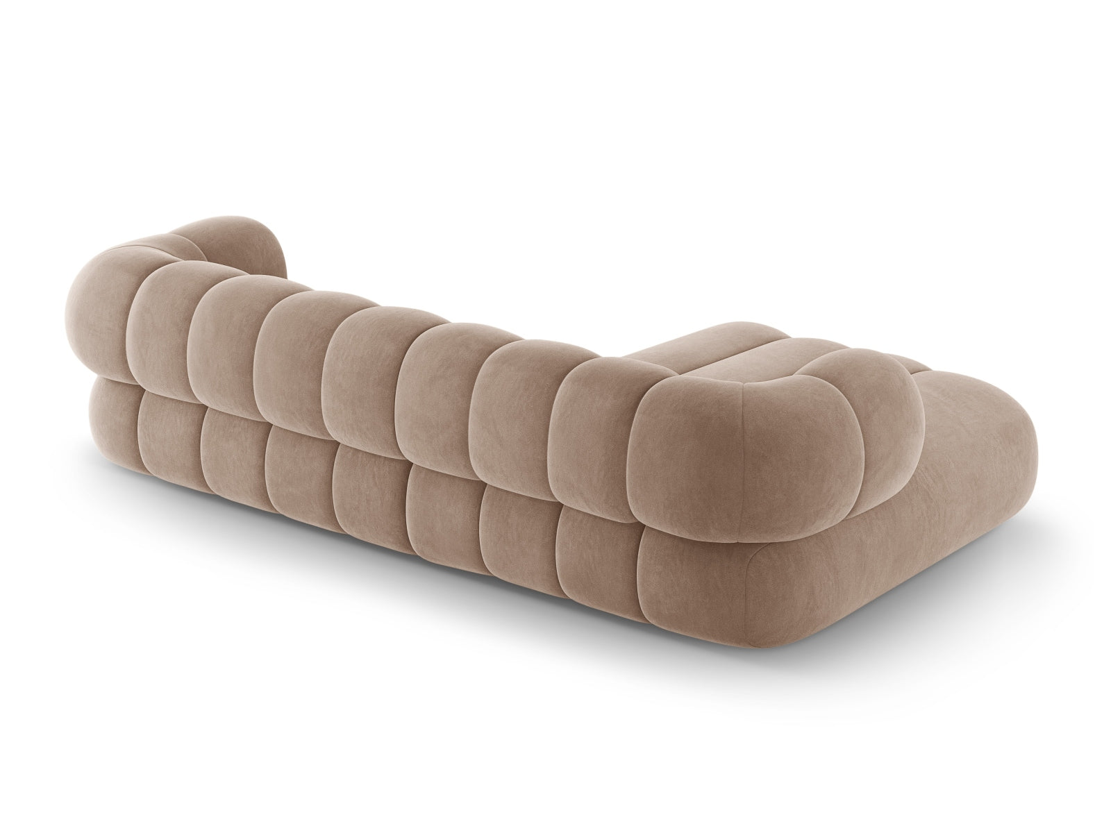 Koge Ecksofa links 5 Sitzer 165cm in Dark Beige-Vogue präsentiert im Onlineshop von KAQTU Design AG. L-Sofa links ist von Cosmopolitan Design