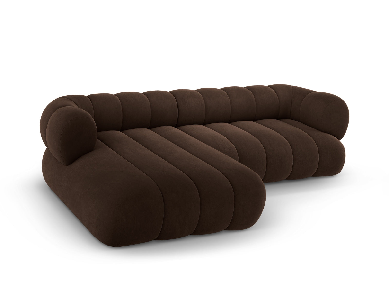 Koge Ecksofa links 5 Sitzer 165cm in Chocolate-Vogue präsentiert im Onlineshop von KAQTU Design AG. L-Sofa links ist von Cosmopolitan Design