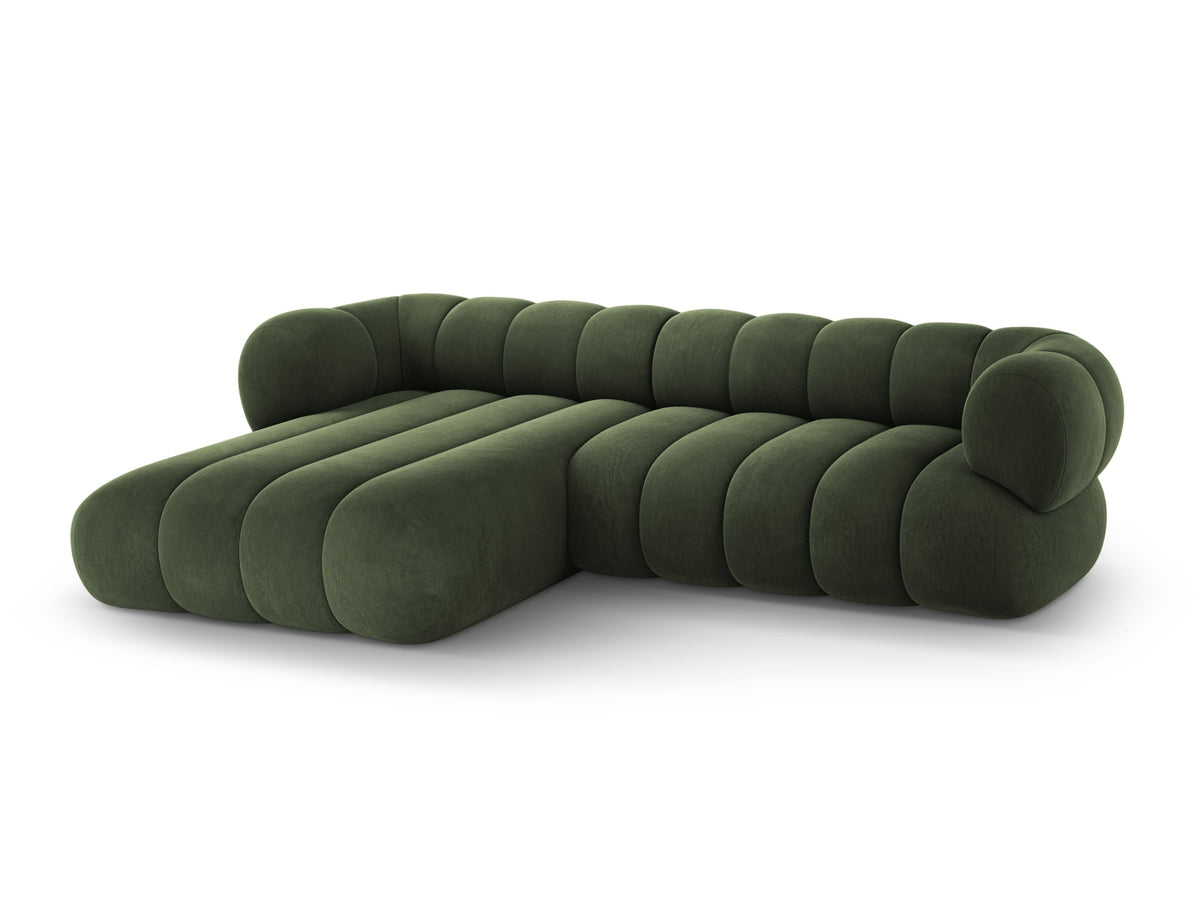 Koge Ecksofa links 5 Sitzer 165cm in Green-Vogue präsentiert im Onlineshop von KAQTU Design AG. L-Sofa links ist von Cosmopolitan Design