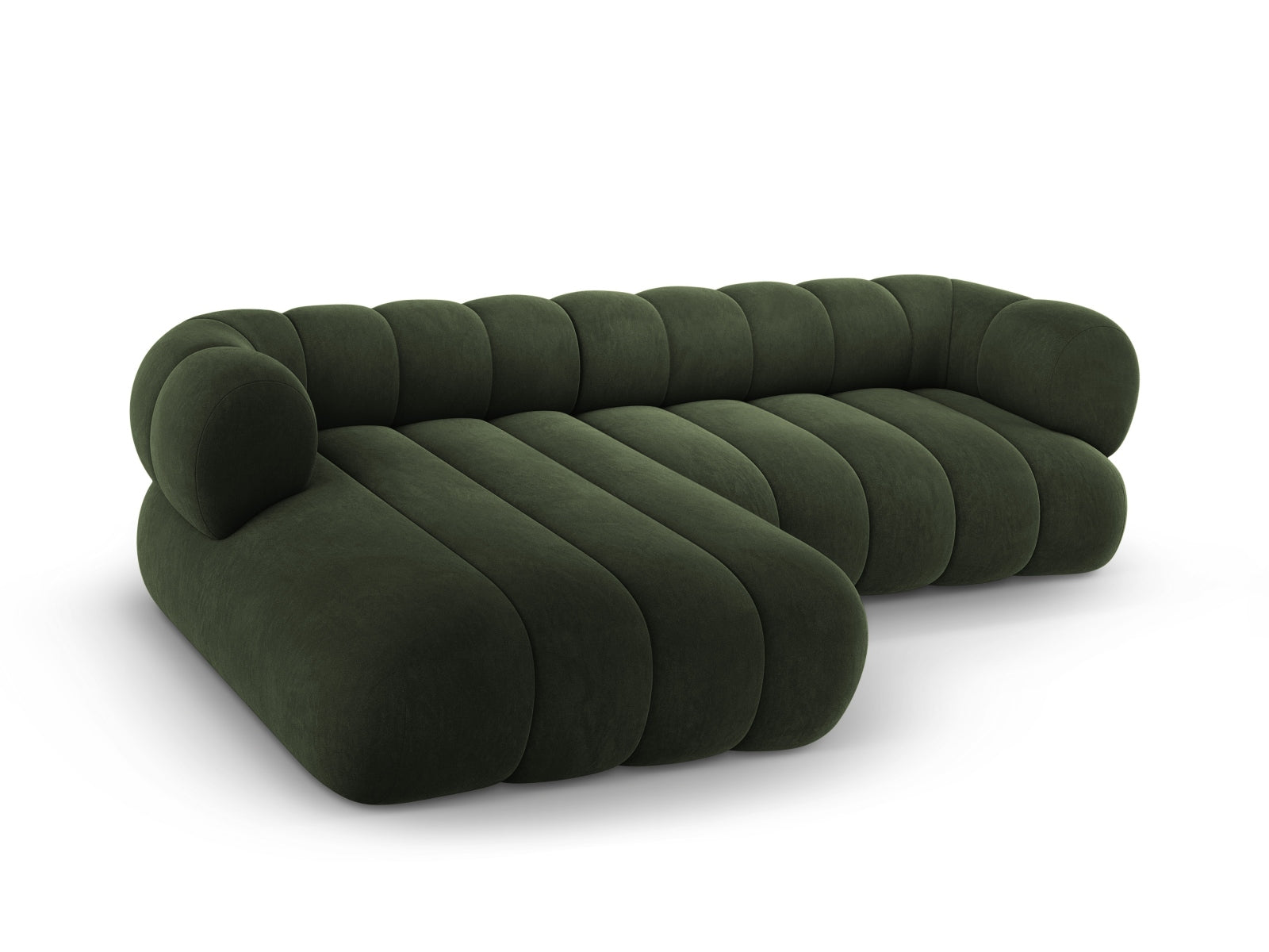 Koge Ecksofa links 5 Sitzer 165cm in Green-Vogue präsentiert im Onlineshop von KAQTU Design AG. L-Sofa links ist von Cosmopolitan Design