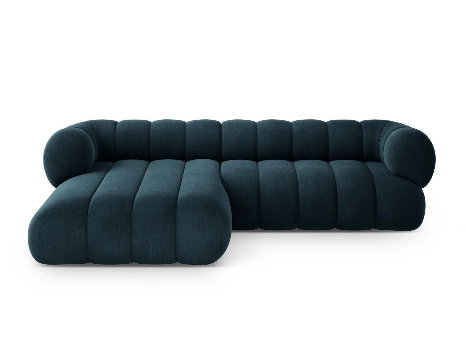 Koge Ecksofa links 5 Sitzer 165cm in Deep Petrol-Vogue präsentiert im Onlineshop von KAQTU Design AG. L-Sofa links ist von Cosmopolitan Design