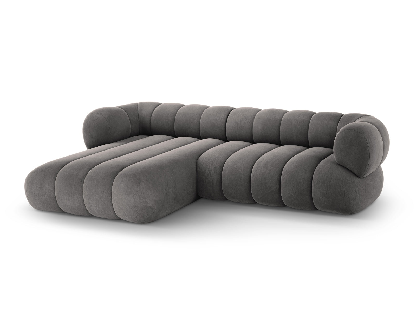 Koge Ecksofa links 5 Sitzer 165cm in Grey-Vogue präsentiert im Onlineshop von KAQTU Design AG. L-Sofa links ist von Cosmopolitan Design