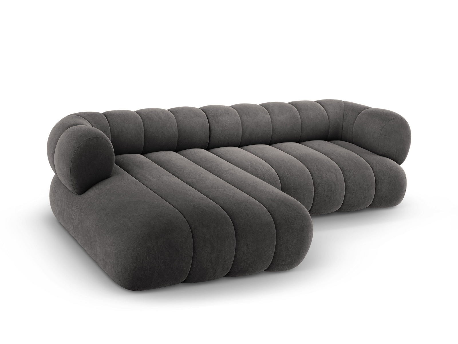 Koge Ecksofa links 5 Sitzer 165cm in Grey-Vogue präsentiert im Onlineshop von KAQTU Design AG. L-Sofa links ist von Cosmopolitan Design