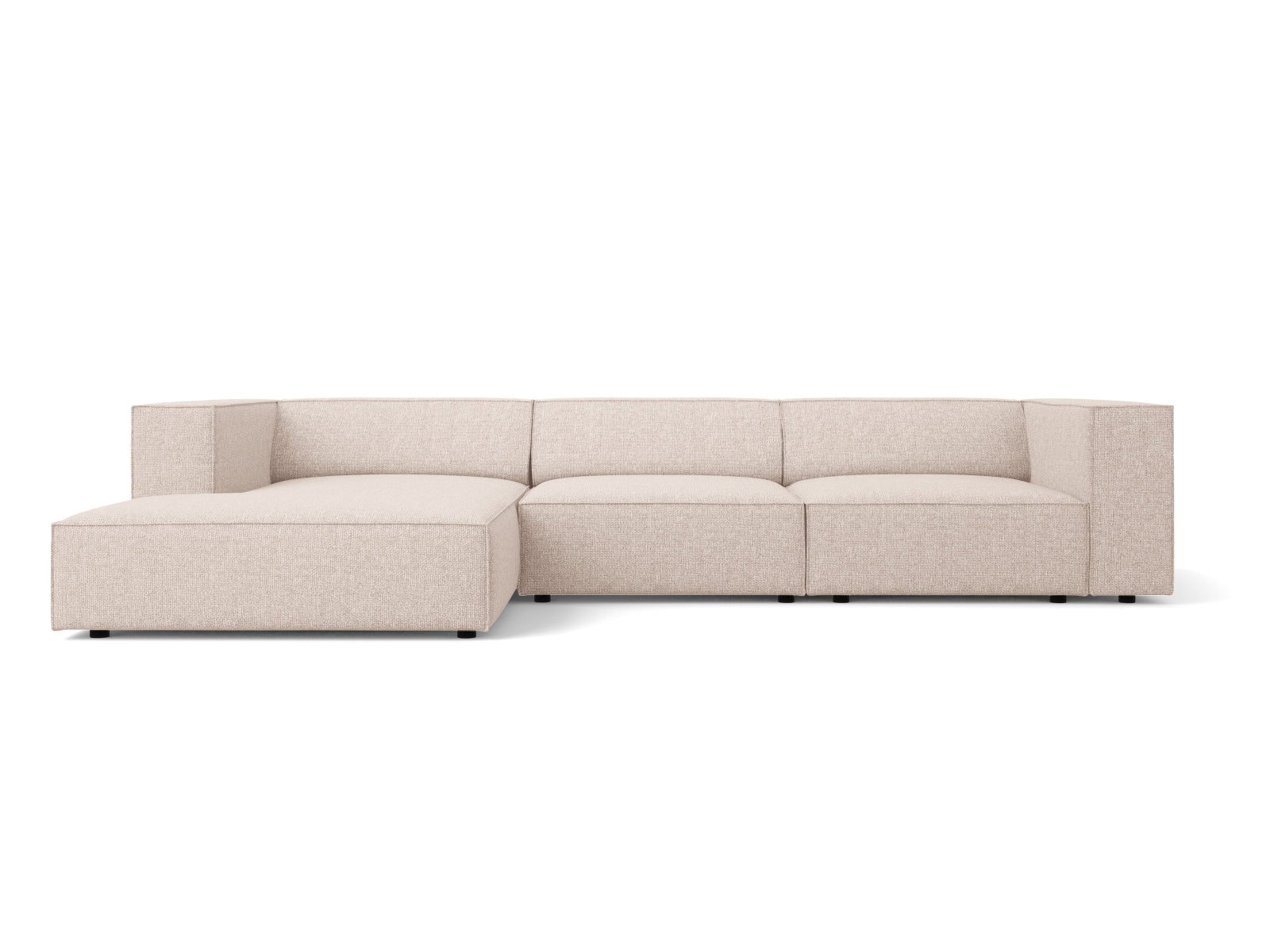 Arendal Ecksofa links 4 Sitzer in Beige-Haga präsentiert im Onlineshop von KAQTU Design AG. L-Sofa links ist von Cosmopolitan Design