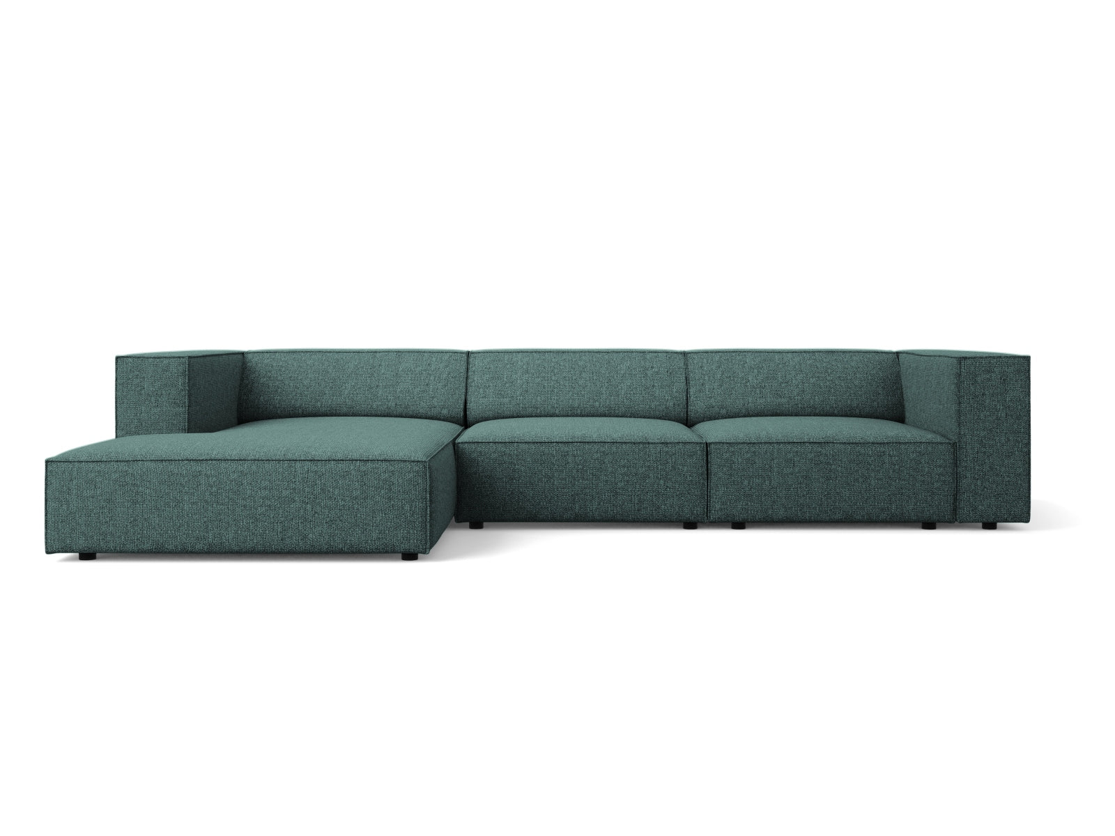 Arendal Ecksofa links 4 Sitzer in Petrol-Haga präsentiert im Onlineshop von KAQTU Design AG. L-Sofa links ist von Cosmopolitan Design