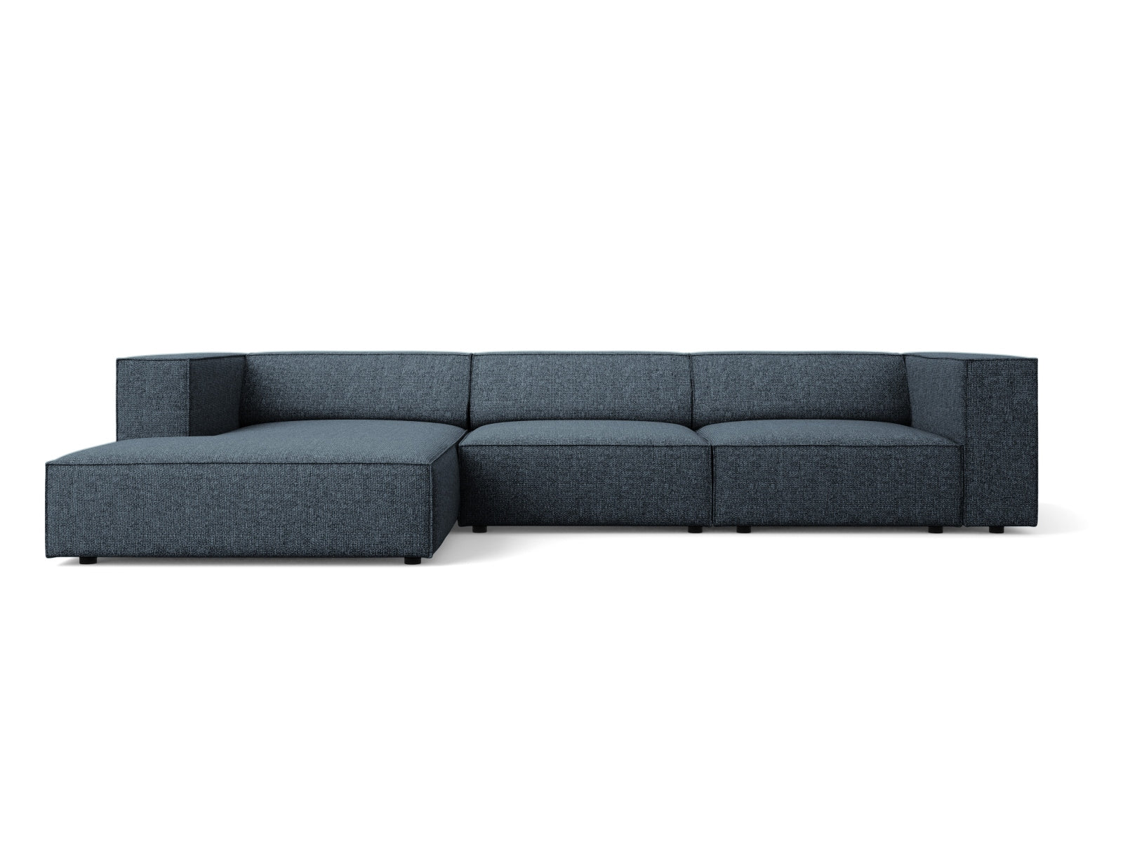 Arendal Ecksofa links 4 Sitzer in Royal Blue-Haga präsentiert im Onlineshop von KAQTU Design AG. L-Sofa links ist von Cosmopolitan Design