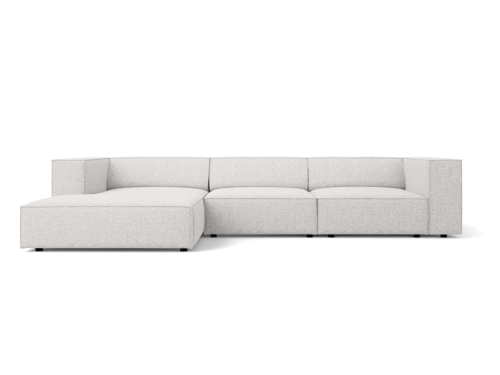 Arendal Ecksofa links 4 Sitzer in Light Grey-Haga präsentiert im Onlineshop von KAQTU Design AG. L-Sofa links ist von Cosmopolitan Design