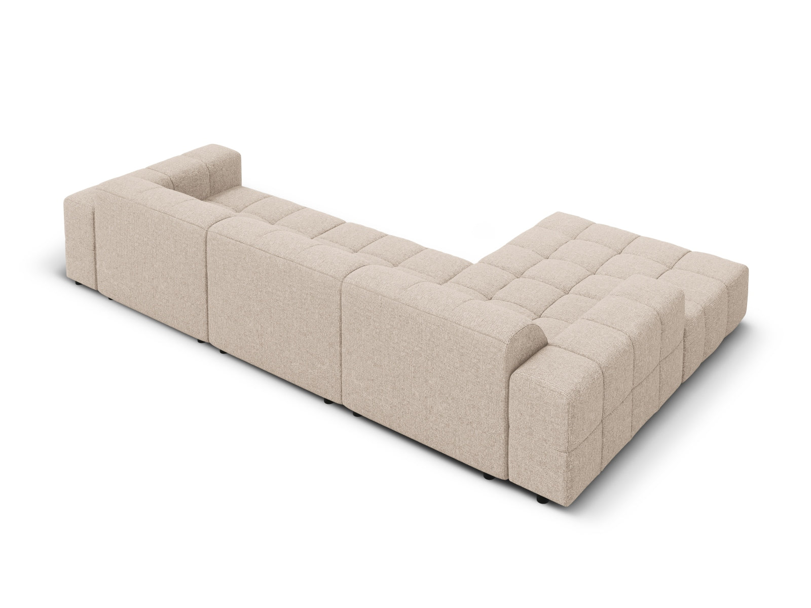 Beige Ecksofa Chicago, linksseitig, 4-Sitzer, 166cm, von Cosmopolitan Design – perfektes Möbelstück für moderne und elegante Wohnräume.