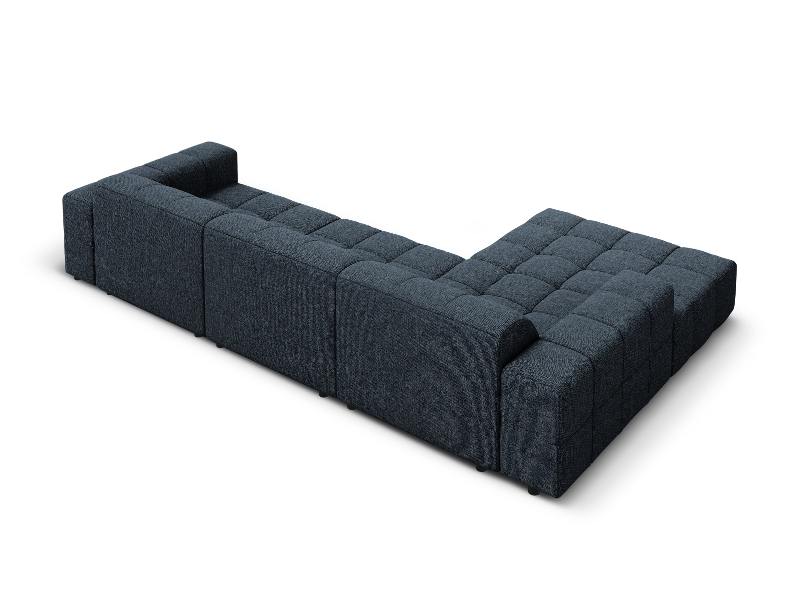 Elegantes Chicago Ecksofa links in Royal Blue, 4-Sitzer, 166 cm, von Cosmopolitan Design – perfektes Highlight für Ihr Wohnzimmer.