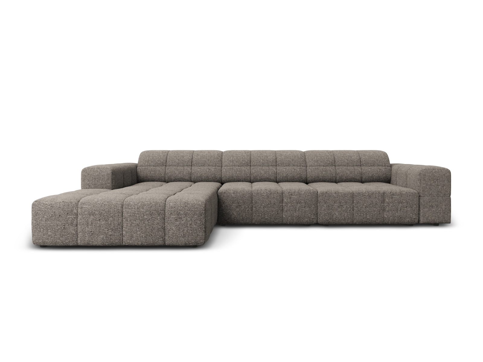 Chicago Ecksofa links 4 Sitzer 166cm in Grey-Haga präsentiert im Onlineshop von KAQTU Design AG. L-Sofa links ist von Cosmopolitan Design