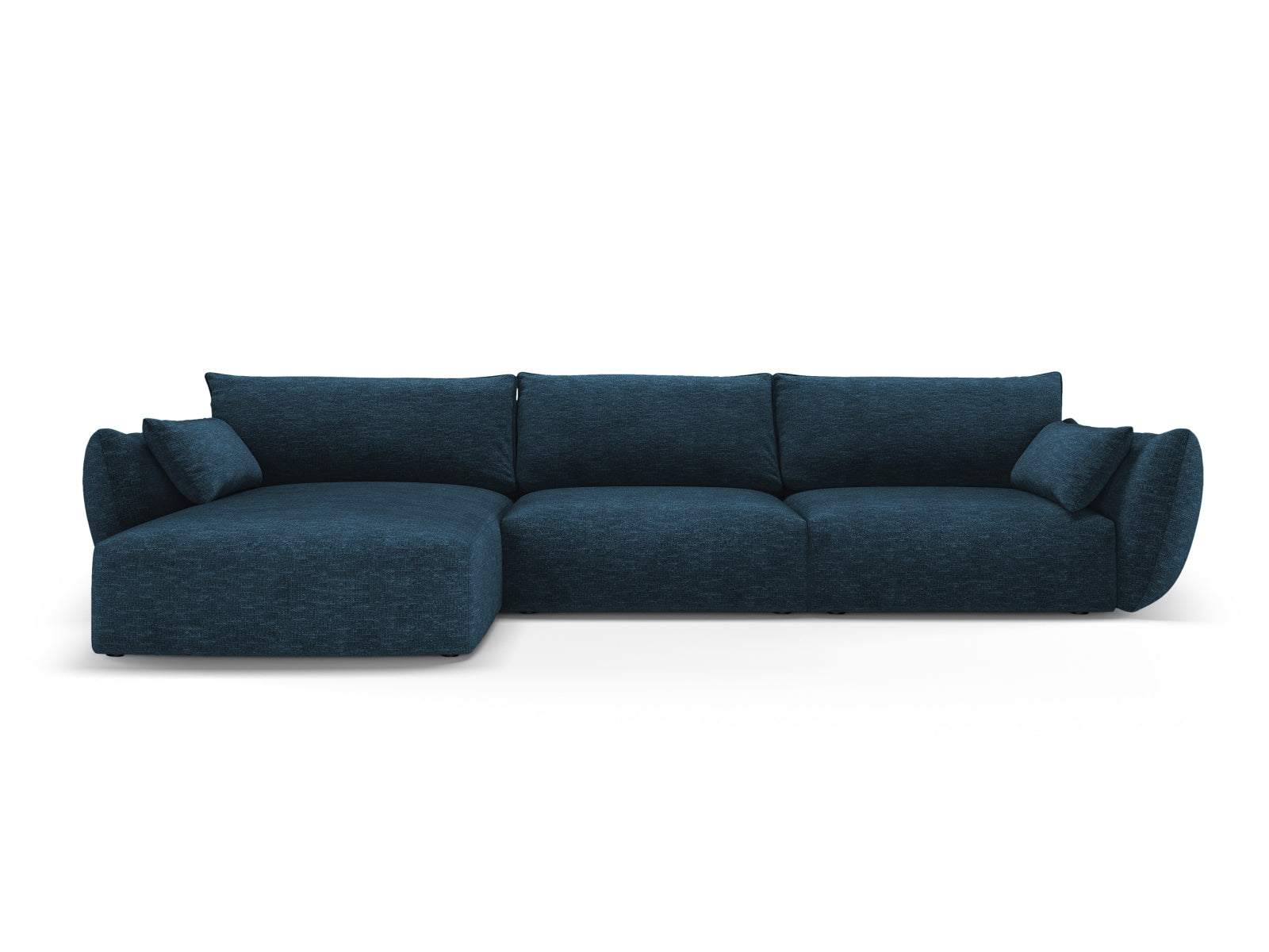 4-Sitzer Ecksofa links Matera in Royal Blue-Haga präsentiert im Onlineshop von KAQTU Design AG. Ecksofa links ist von Cosmopolitan Design