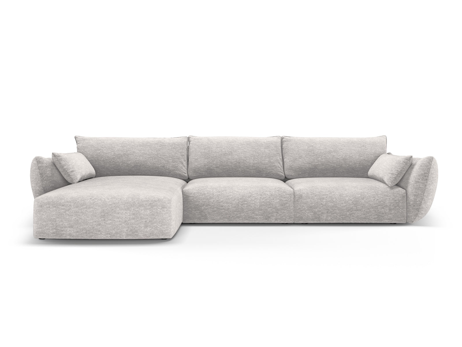 4-Sitzer Ecksofa links Matera in Light Grey-Haga präsentiert im Onlineshop von KAQTU Design AG. Ecksofa links ist von Cosmopolitan Design