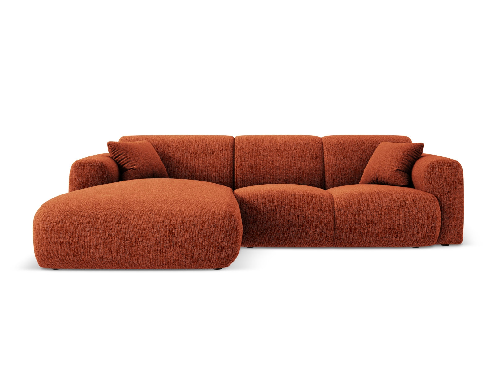 Nolio Ecksofa links 4 Sitzer 170cm in Terracotta-Haga präsentiert im Onlineshop von KAQTU Design AG. L-Sofa links ist von Cosmopolitan Design
