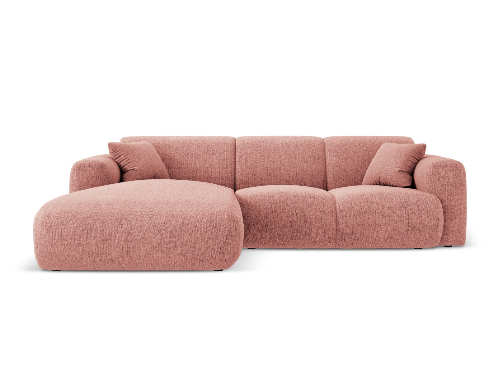 Nolio Ecksofa links 4 Sitzer 170cm in Pink-Haga präsentiert im Onlineshop von KAQTU Design AG. L-Sofa links ist von Cosmopolitan Design