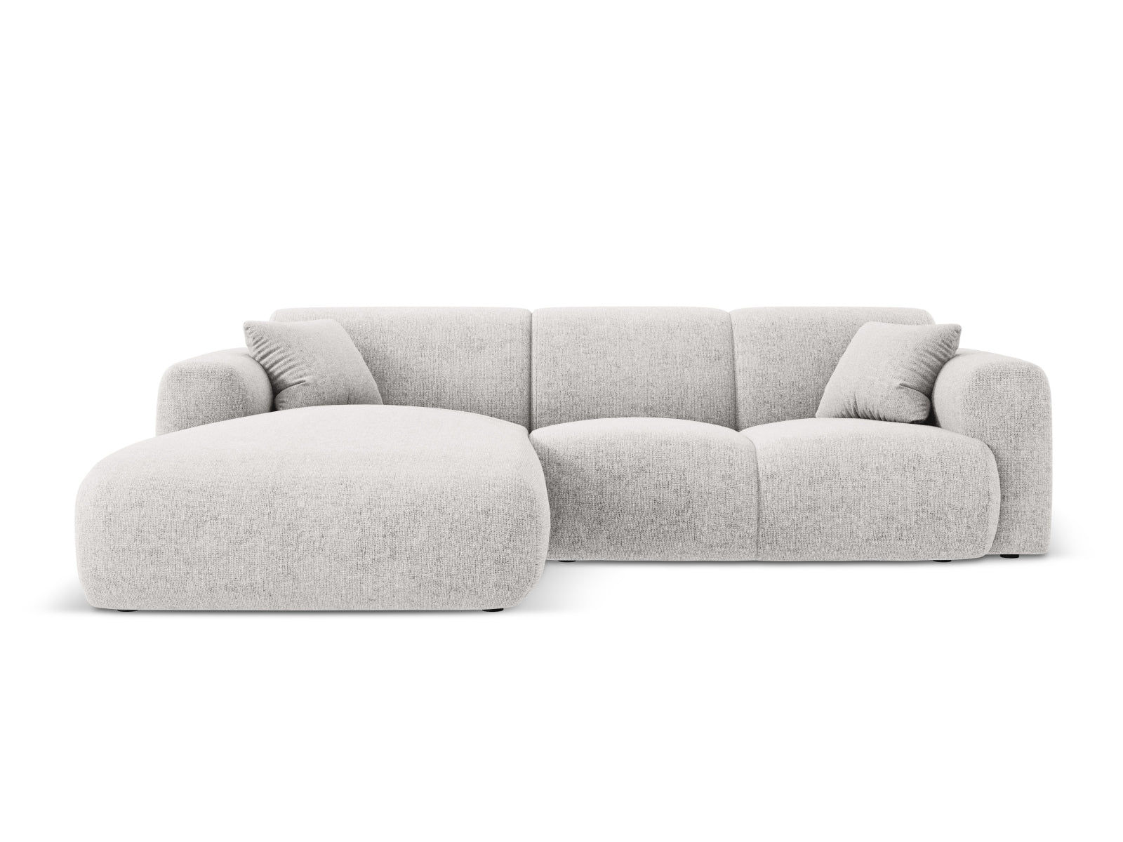 Nolio Ecksofa links 4 Sitzer 170cm in Light Grey-Haga präsentiert im Onlineshop von KAQTU Design AG. L-Sofa links ist von Cosmopolitan Design