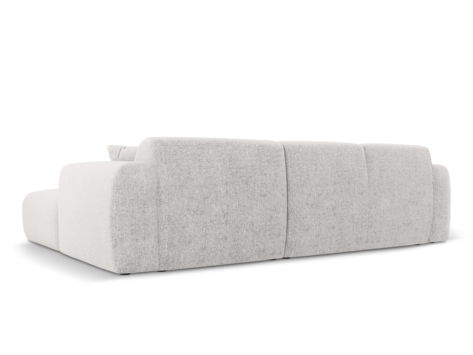 Modernes Nolio Ecksofa links, 4-Sitzer, 170 cm in stilvollem Grau, ideal für gemütliche Wohnräume und modernes Interieur von Cosmopolitan Design.