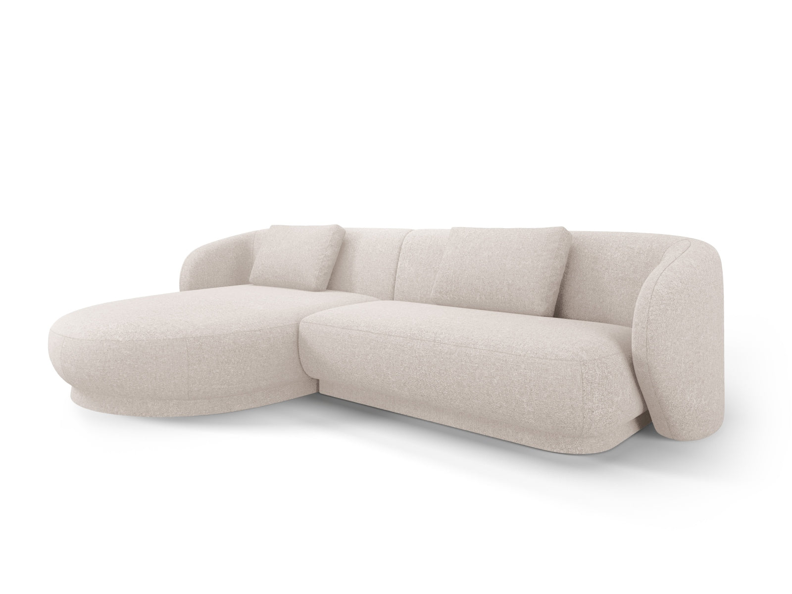 Camden Ecksofa links 4 Sitzer in Beige Melange präsentiert im Onlineshop von KAQTU Design AG. Ecksofa links ist von Cosmopolitan Design