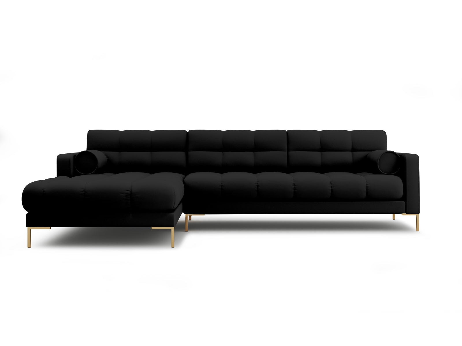 5-Sitzer Ecksofa links Bali in Black-Neve präsentiert im Onlineshop von KAQTU Design AG. Ecksofa links ist von Cosmopolitan Design