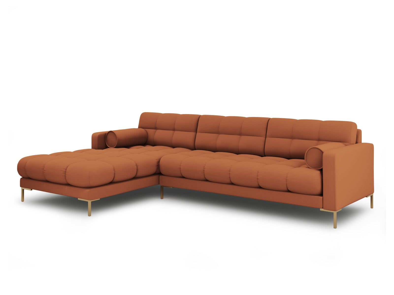 5-Sitzer Ecksofa links Bali in Brick-Neve präsentiert im Onlineshop von KAQTU Design AG. Ecksofa links ist von Cosmopolitan Design