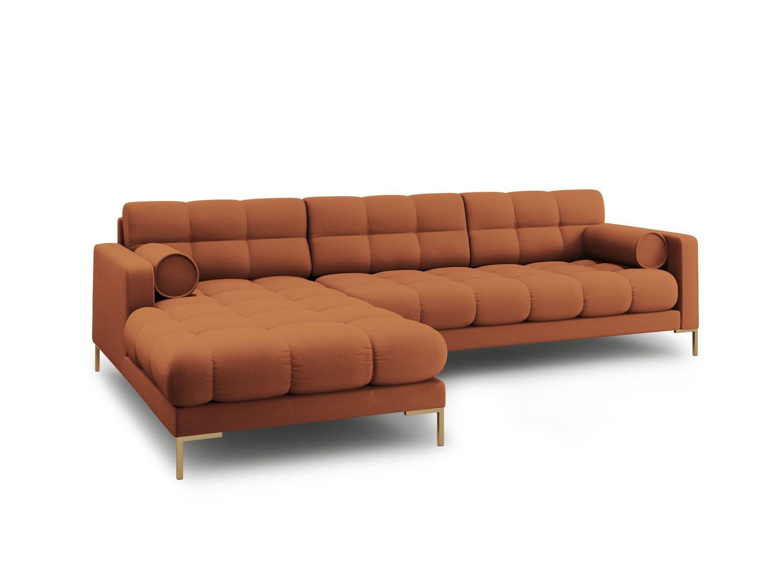 5-Sitzer Ecksofa links Bali in Brick-Neve präsentiert im Onlineshop von KAQTU Design AG. Ecksofa links ist von Cosmopolitan Design