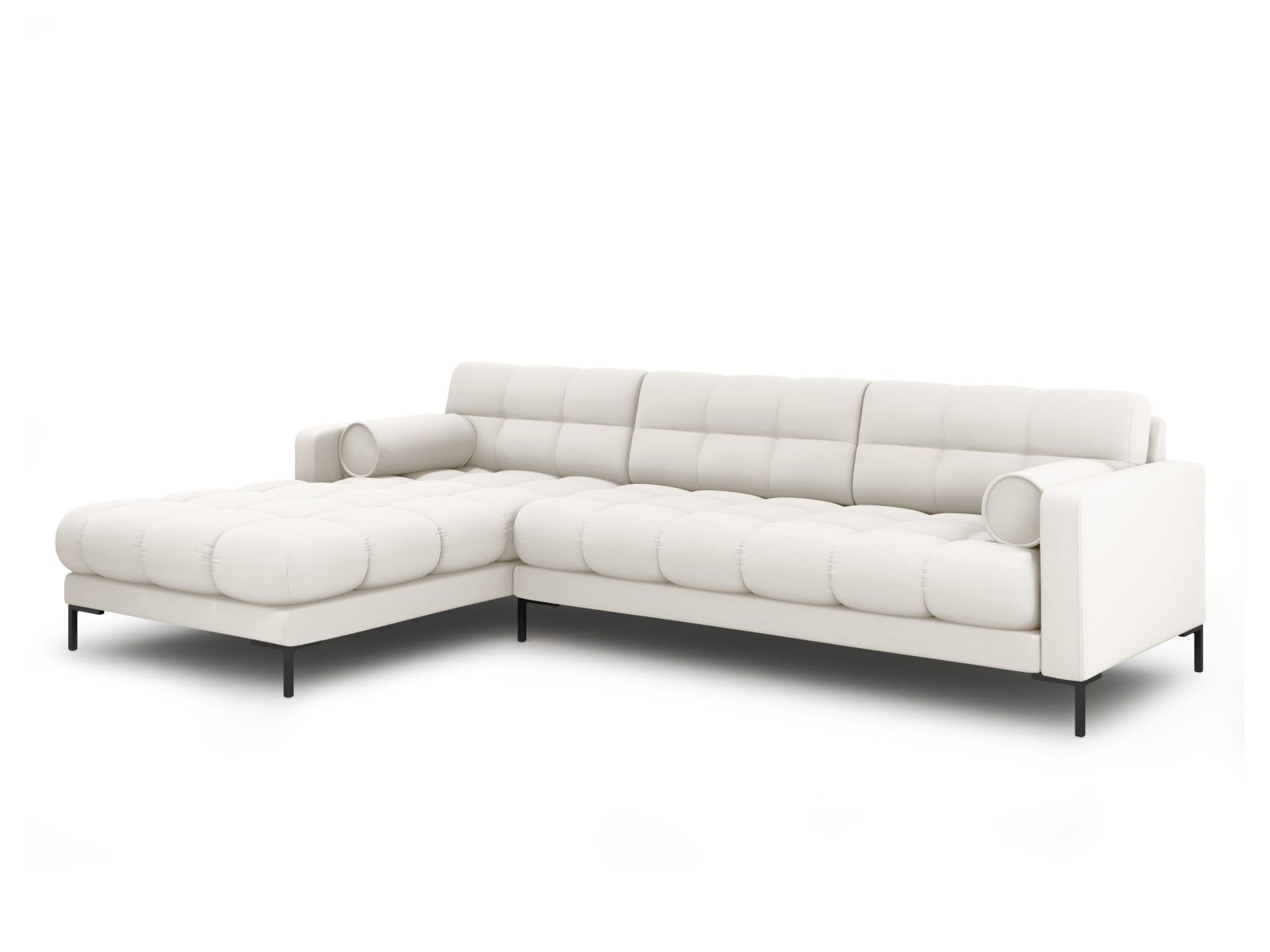 5-Sitzer Ecksofa links Bali in Light Beige-Neve präsentiert im Onlineshop von KAQTU Design AG. Ecksofa links ist von Cosmopolitan Design