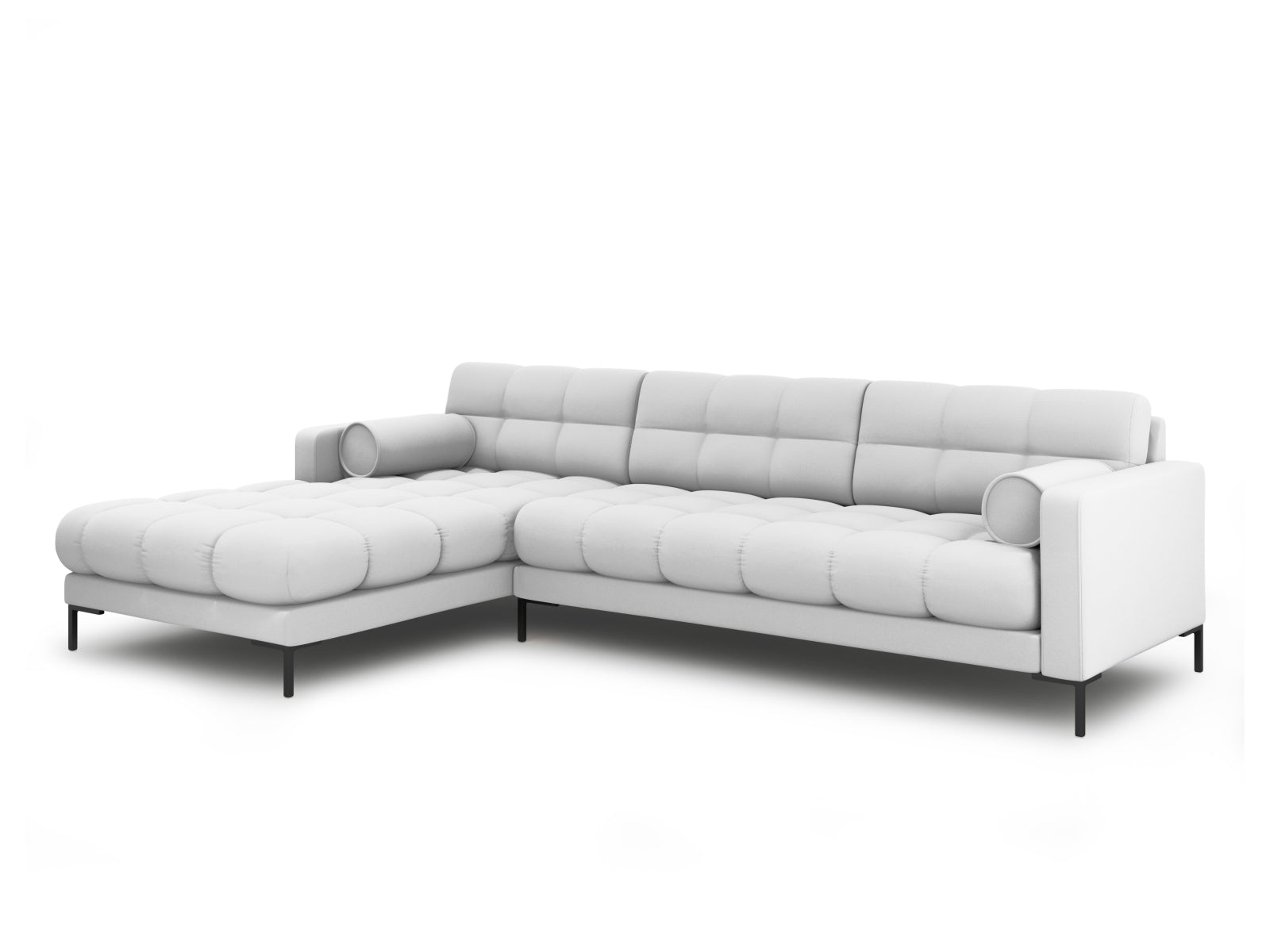 5-Sitzer Ecksofa links Bali in Light Grey-Neve präsentiert im Onlineshop von KAQTU Design AG. Ecksofa links ist von Cosmopolitan Design