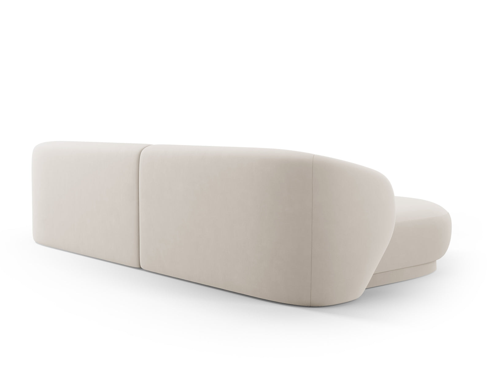 Entdecken Sie das Camden Velour links Ecksofa von Cosmopolitan Design – ein elegantes 4-Sitzer Sofa, das modernen Komfort und stilvolles Design vereint.