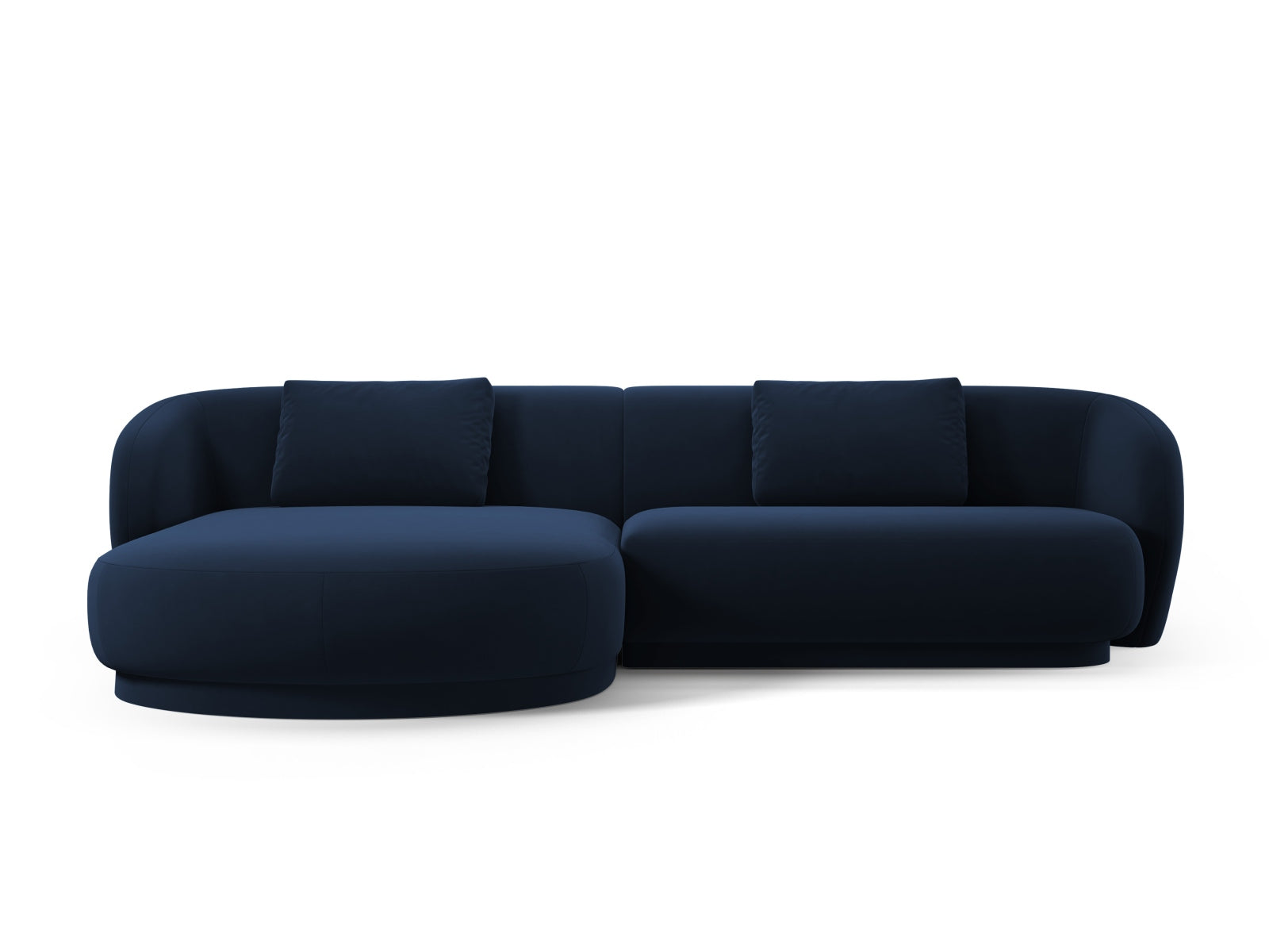 Erleben Sie das Camden Velour links Ecksofa von Cosmopolitan Design – ein stilvolles 4-Sitzer Sofa, das Komfort und modernes Design perfekt kombiniert.
