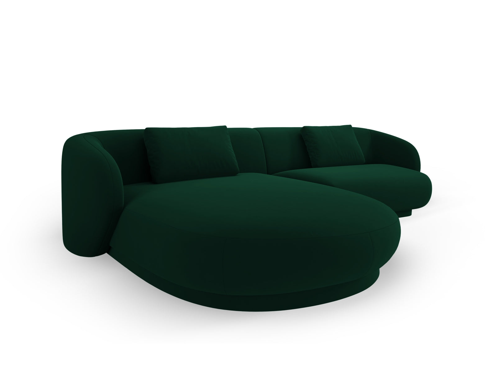Erleben Sie das Camden Velour links Ecksofa von Cosmopolitan Design – ein stilvolles 4-Sitzer Sofa, das Komfort und modernes Design perfekt kombiniert.