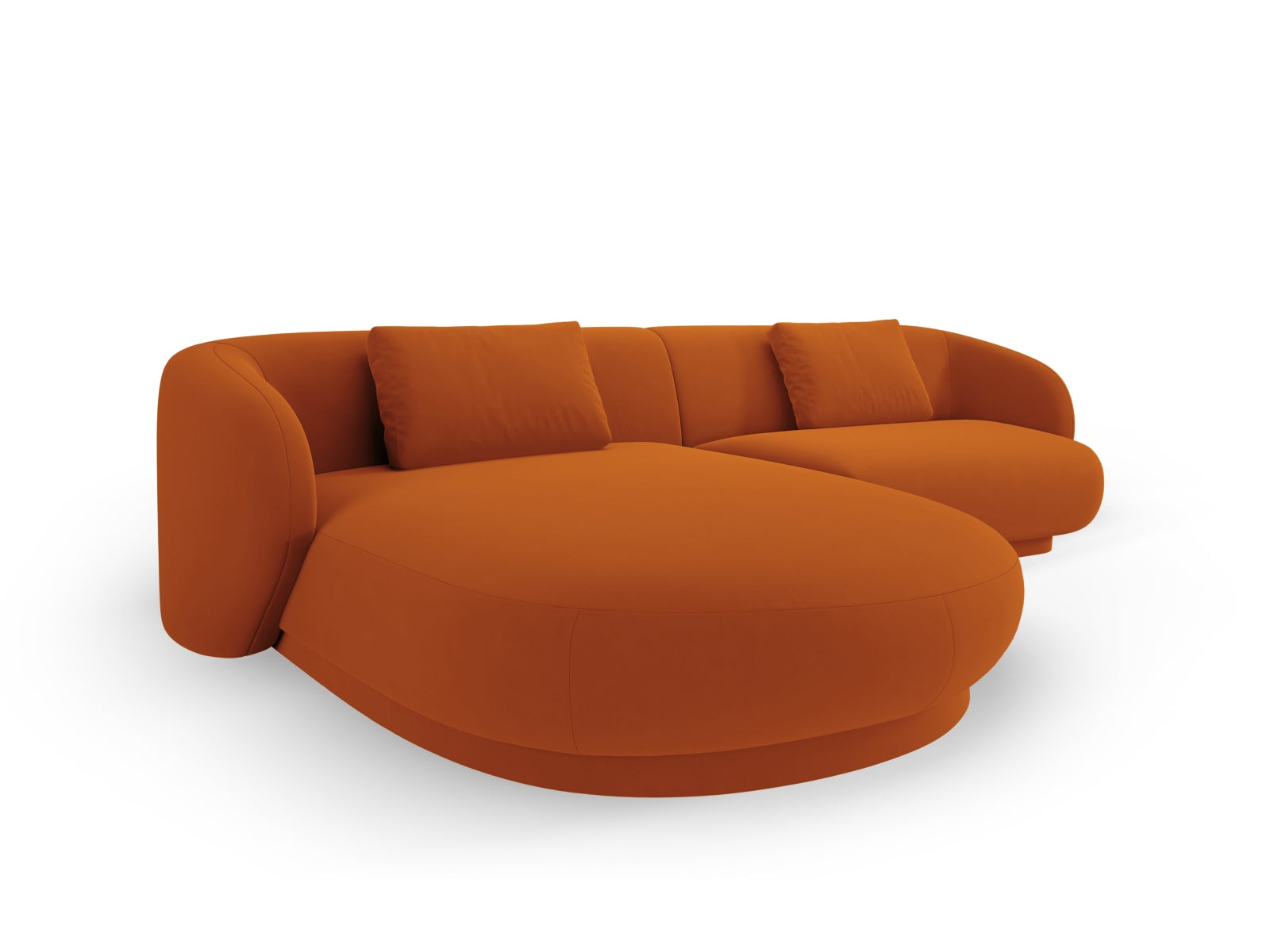 Entdecken Sie das Camden Velour links Ecksofa von Cosmopolitan Design – ein elegantes 4-Sitzer Sofa, das modernen Stil und höchsten Komfort vereint.