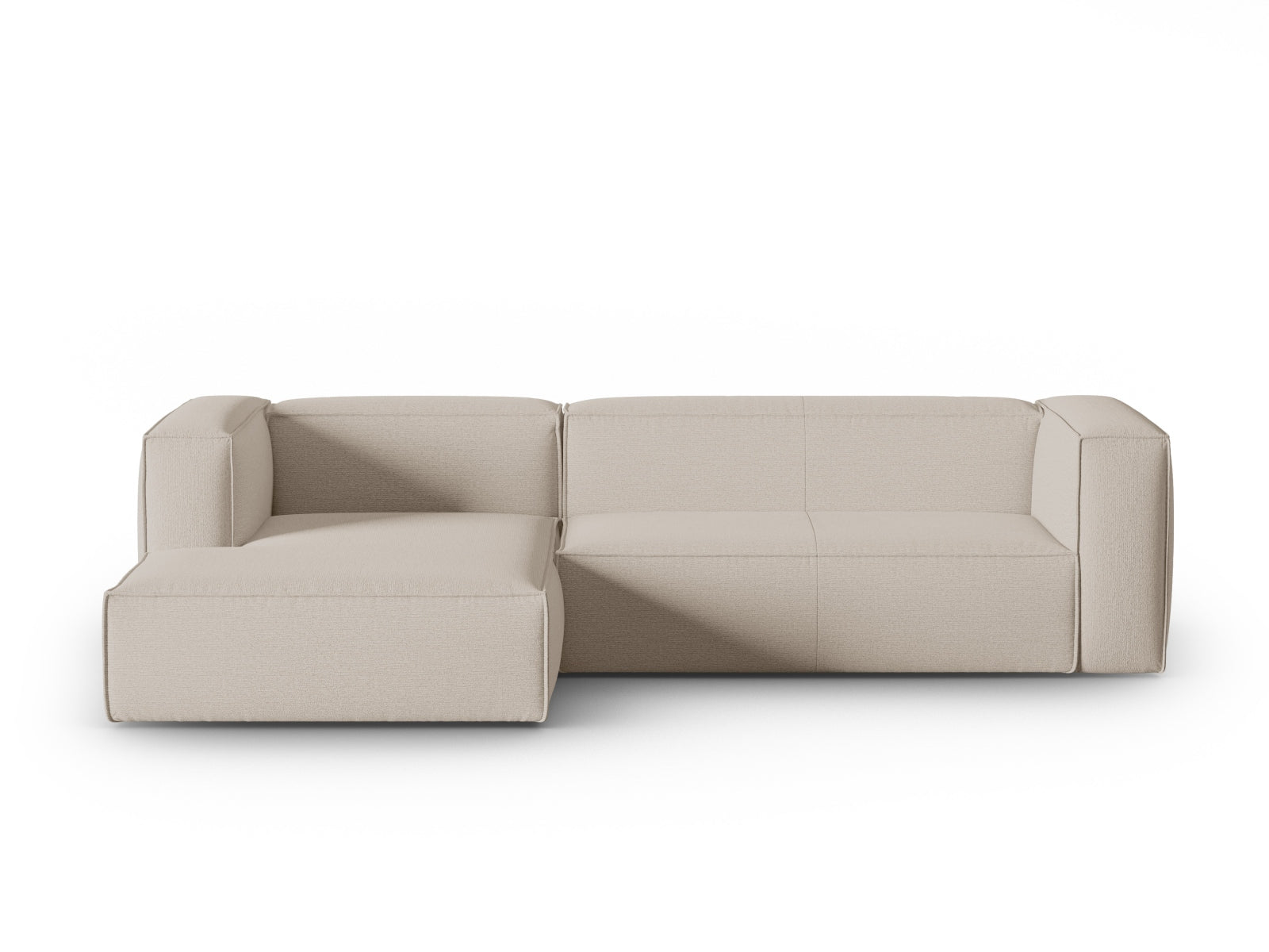 Mackay Ecksofa links 4 Sitzer in Beige präsentiert im Onlineshop von KAQTU Design AG. Ecksofa links ist von Cosmopolitan Design