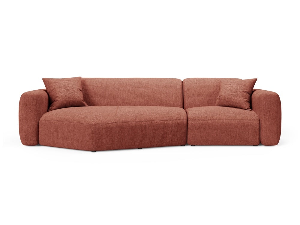 Strino Modulares Ecksofa links 3 Sitzer in Coral präsentiert im Onlineshop von KAQTU Design AG. Ecksofa links ist von Cosmopolitan Design