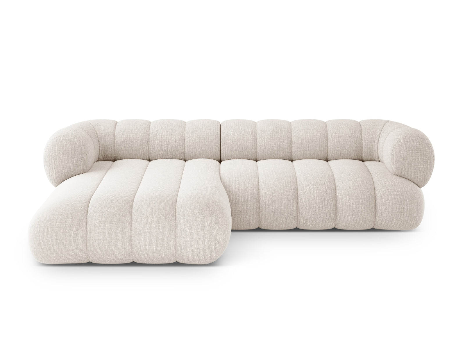 Modernes Koge Ecksofa links, 5-Sitzer mit 165 cm, perfekt für stilvolle Wohnräume und gesellige Abende. Hochwertige Verarbeitung und ansprechendes Design.