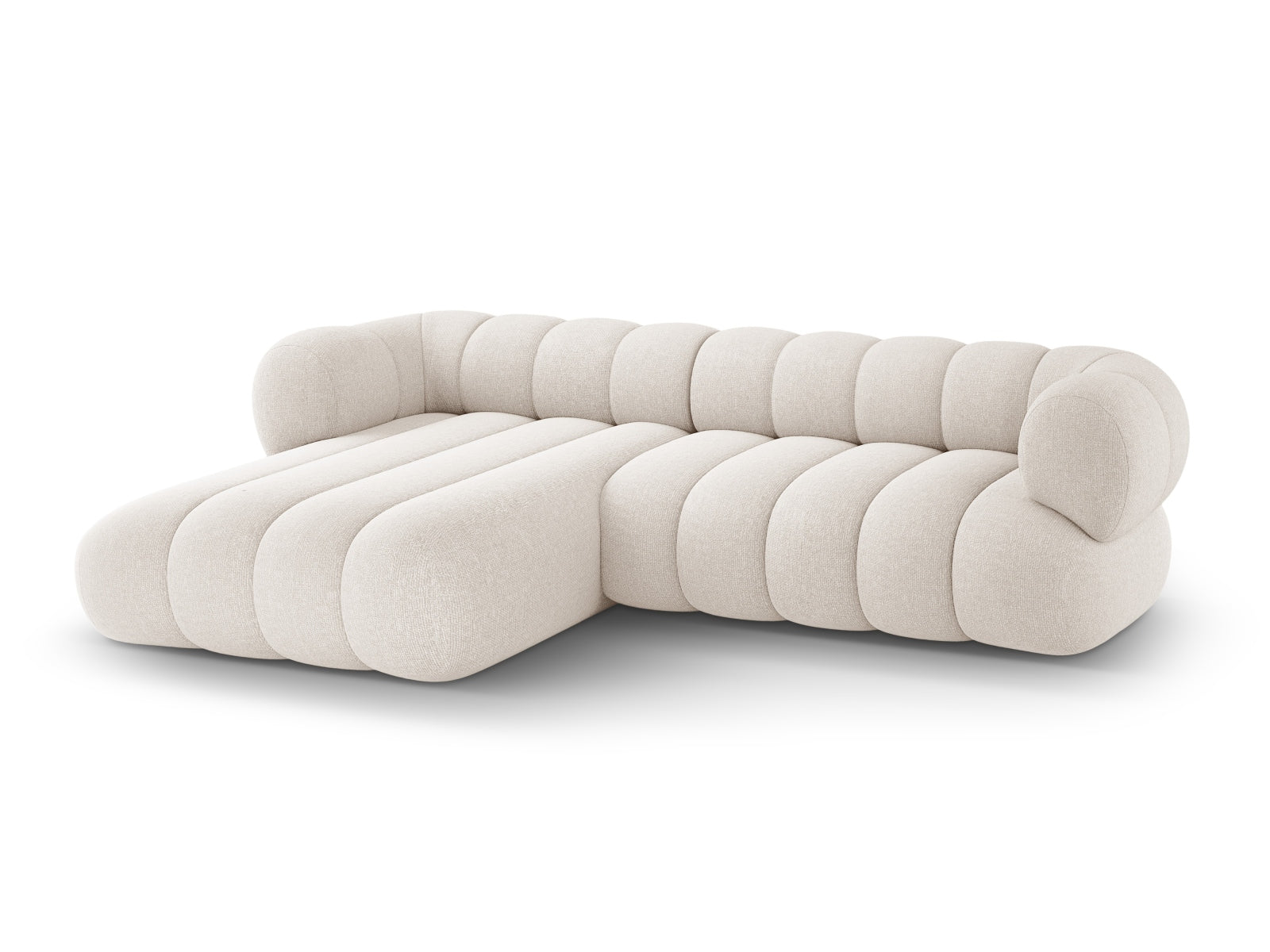 Modernes Koge Ecksofa links, 5-Sitzer mit 165 cm, perfekt für stilvolle Wohnräume und gesellige Abende. Hochwertige Verarbeitung und ansprechendes Design.