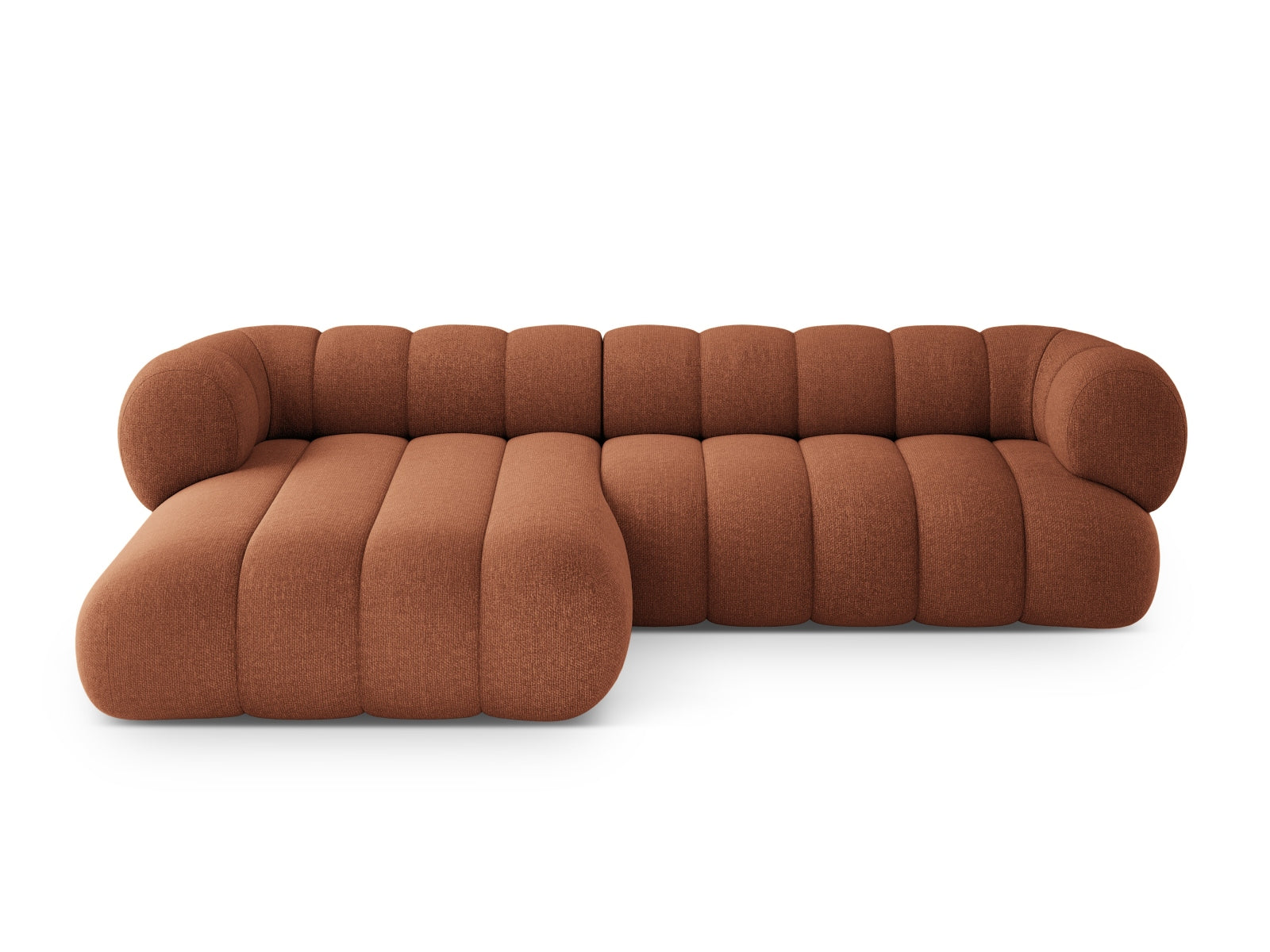 Koge Ecksofa links 5-Sitzer in modernem Design, ideal für stilvolle Wohnzimmergestaltung, erhältlich bei Cosmopolitan Design.