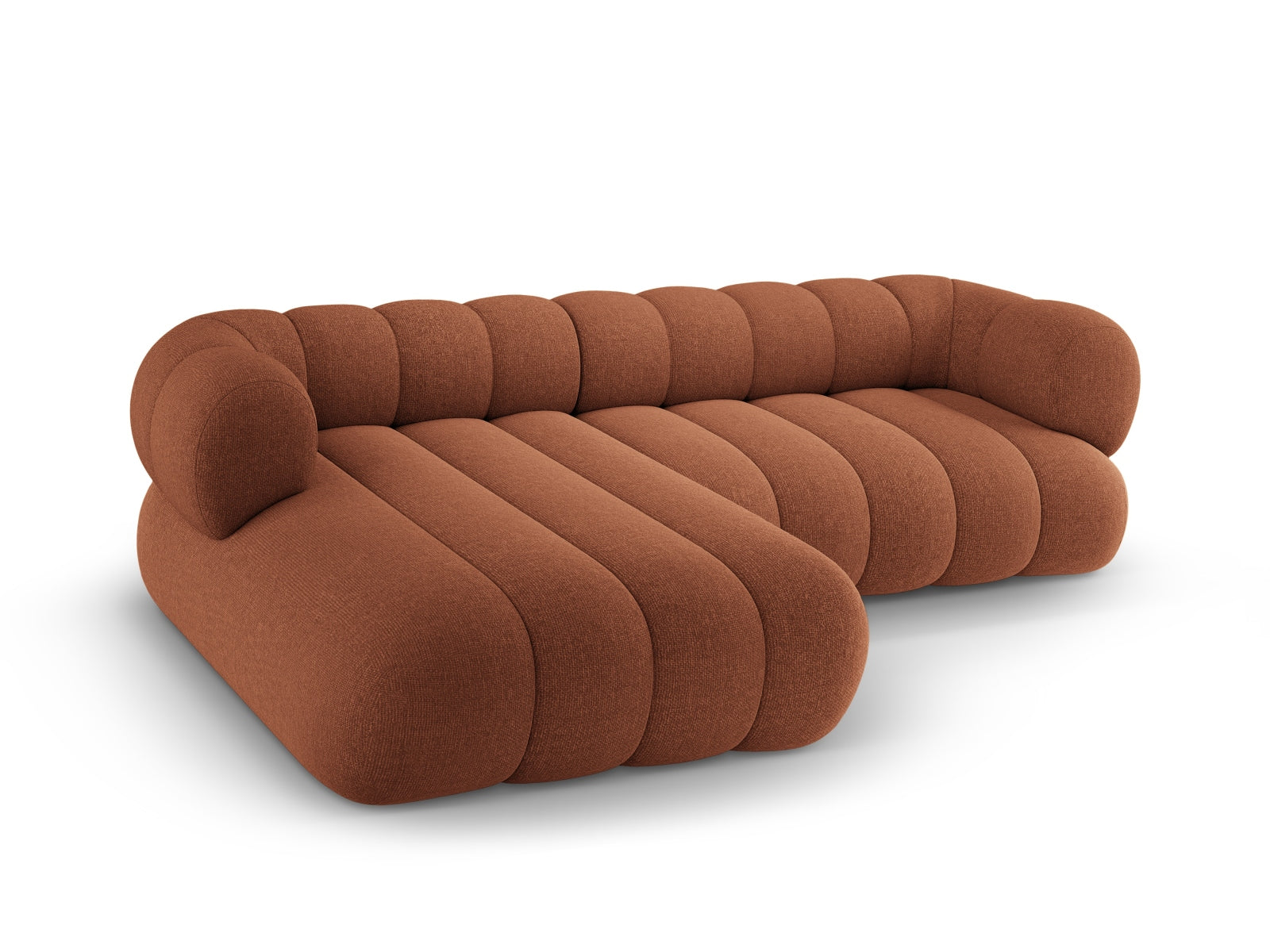 Elegantes Koge Ecksofa links, 5-Sitzer mit 165 cm, perfekt für stilvolle Wohnräume und gesellige Stunden. Komfort trifft modernes Design.