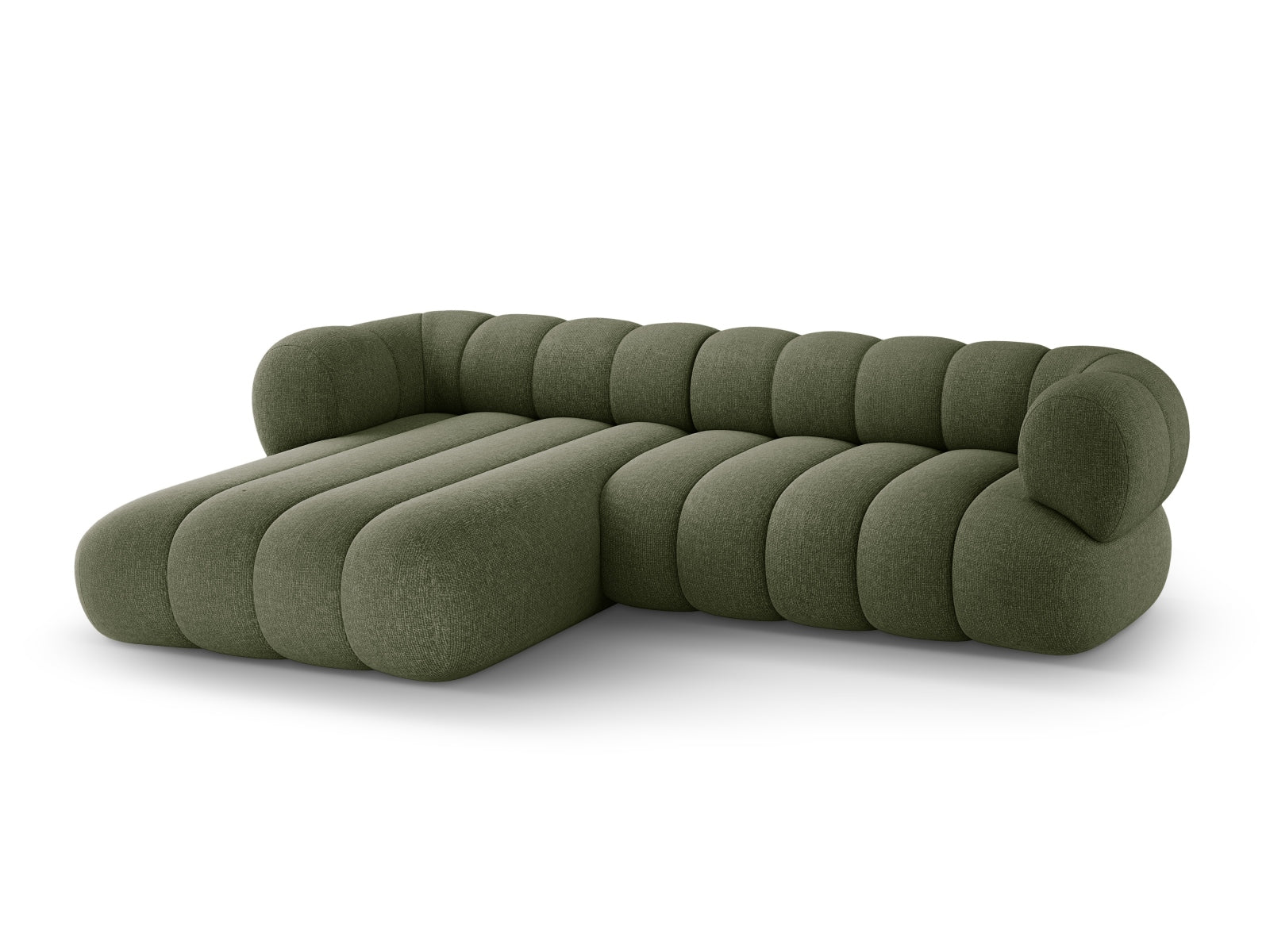 Modernes Koge Ecksofa links, 5-Sitzer mit 165 cm, ideal für gemütliche Wohnzimmer. Hochwertige Verarbeitung und zeitgemäße Eleganz.