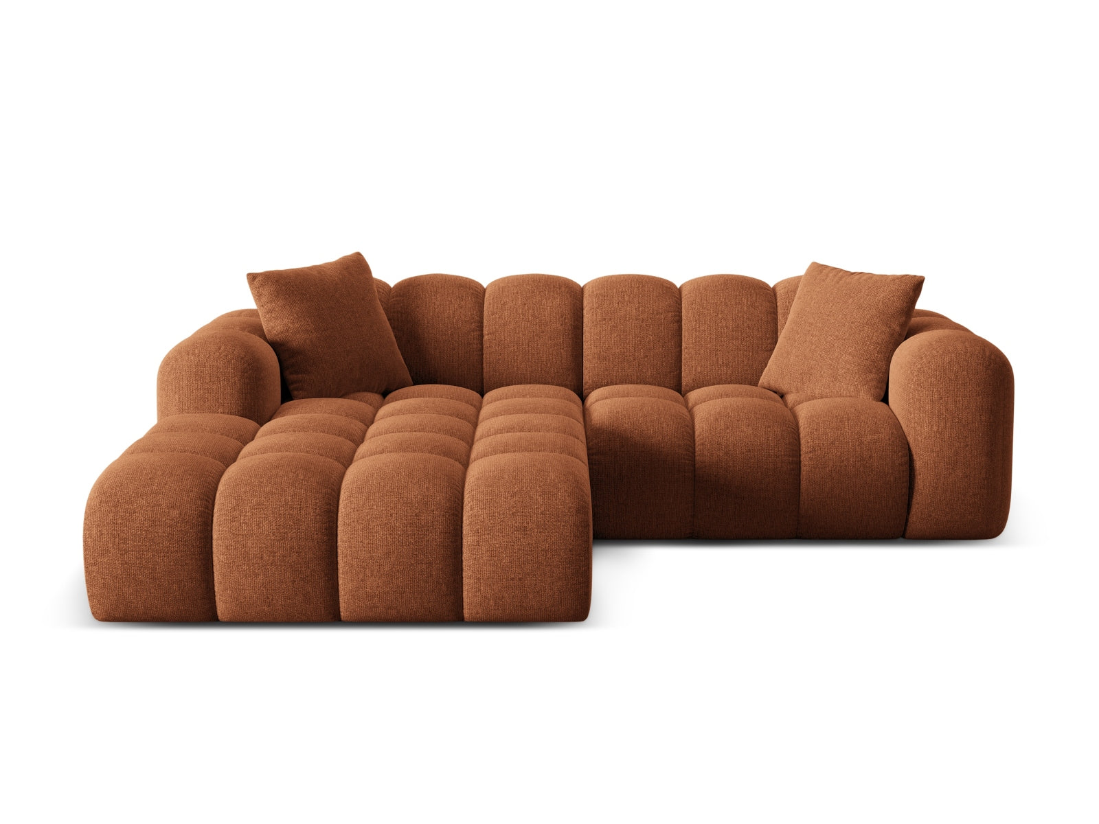 3-Sitzer Ecksofa links Treno in Brick-Eden präsentiert im Onlineshop von KAQTU Design AG. Ecksofa links ist von Cosmopolitan Design