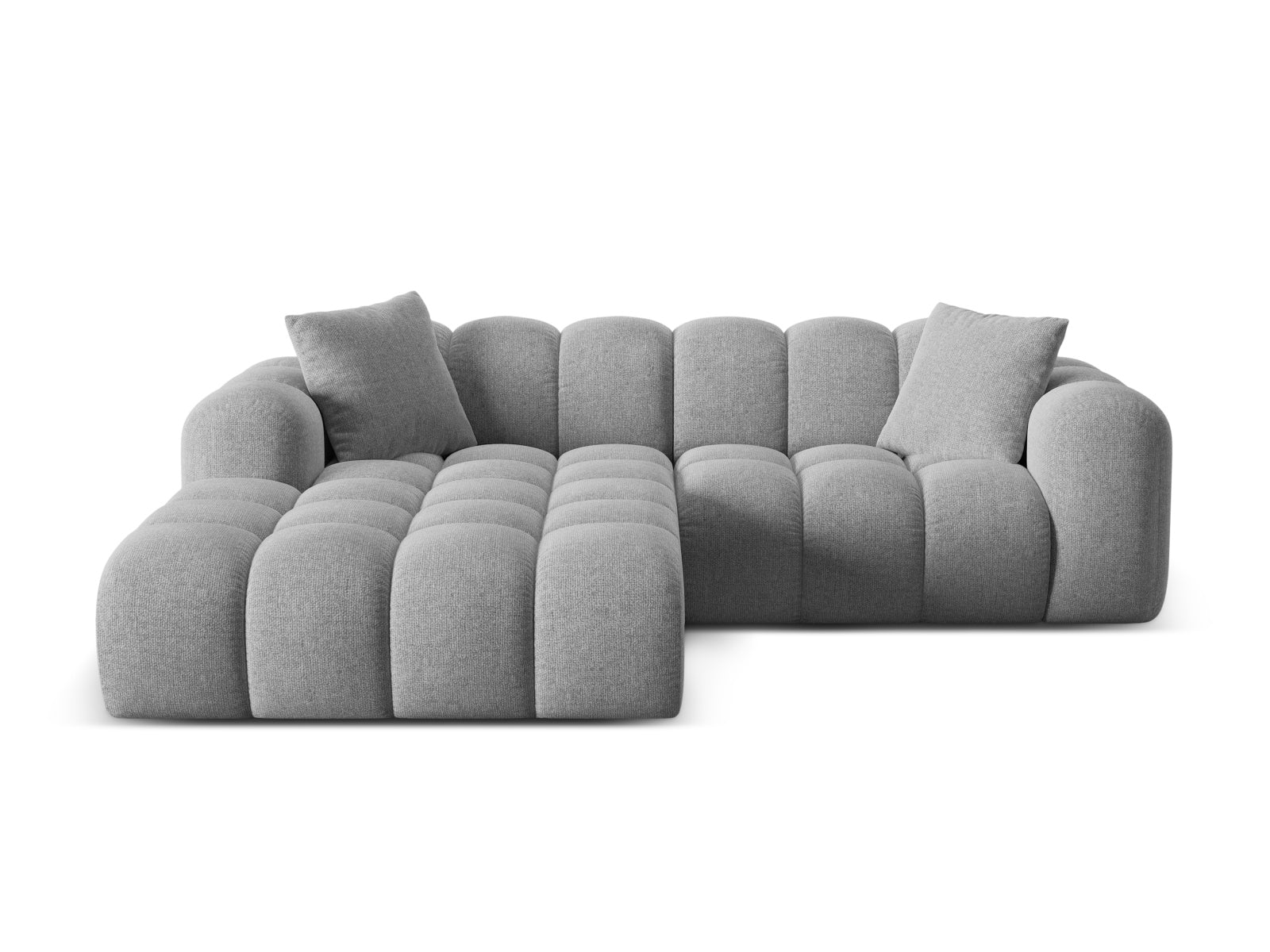 3-Sitzer Ecksofa links Treno in Light Grey-Eden präsentiert im Onlineshop von KAQTU Design AG. Ecksofa links ist von Cosmopolitan Design