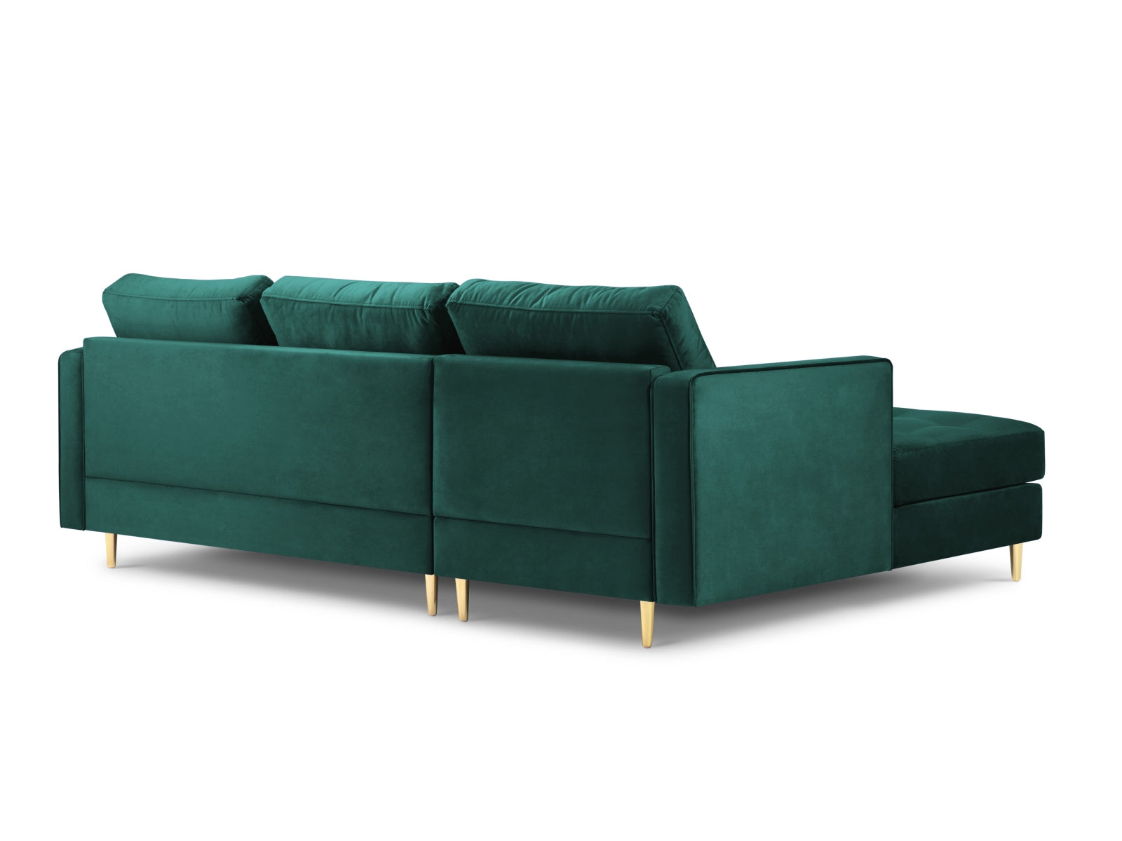 4-Sitzer Ecksofa links Aspen in Petrol-Salvador präsentiert im Onlineshop von KAQTU Design AG. Ecksofa links ist von Cosmopolitan Design