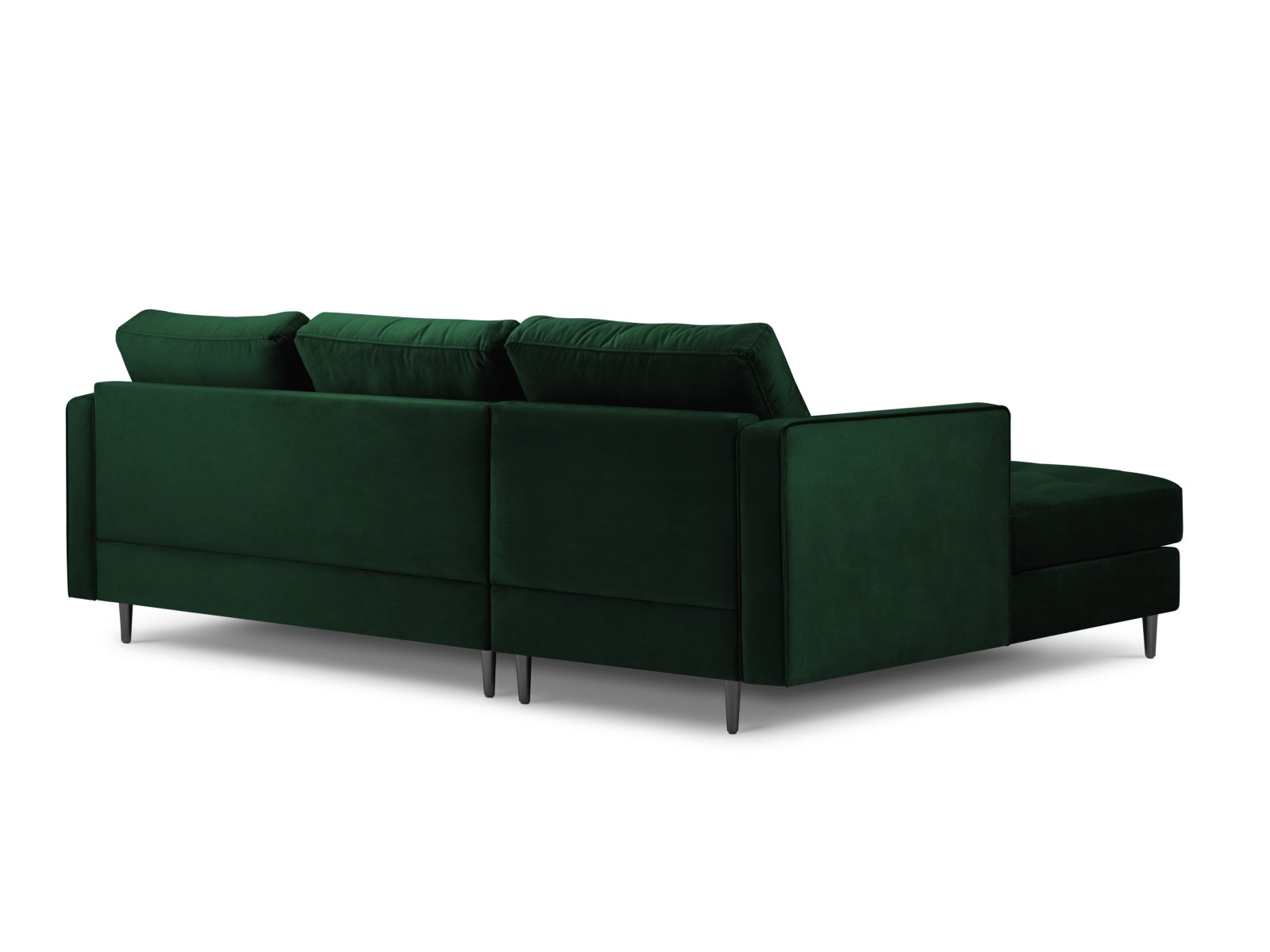 4-Sitzer Ecksofa links Aspen in Bottle Green-Salvador präsentiert im Onlineshop von KAQTU Design AG. Ecksofa links ist von Cosmopolitan Design